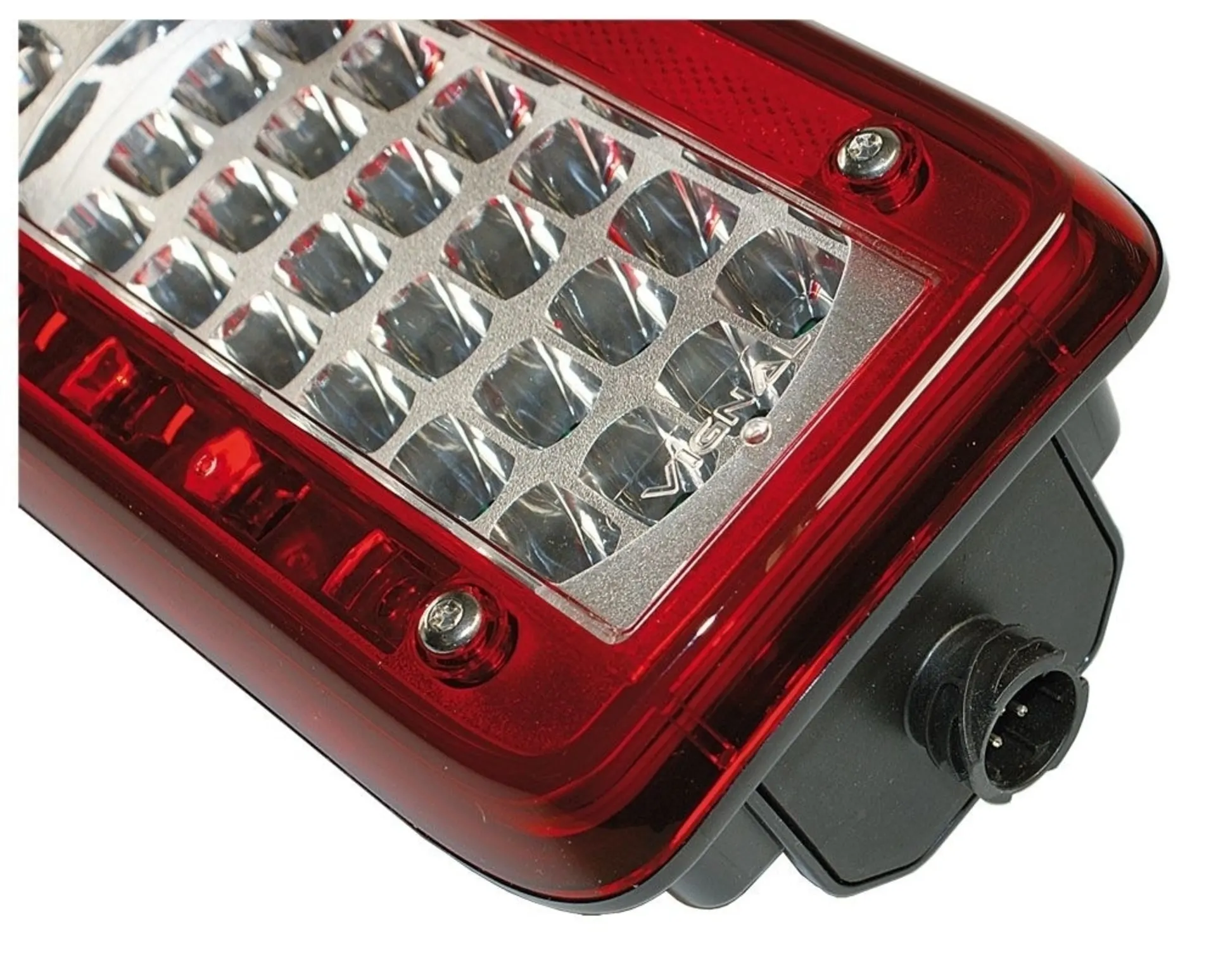 Vignal - LED-Schlussleuchte LC9 links 500x130mm, mit Zentralstecker seitl. Vignal - LED-Schlussleuchte LC9 links 500x130mm, mit Zentralstecker seitl.