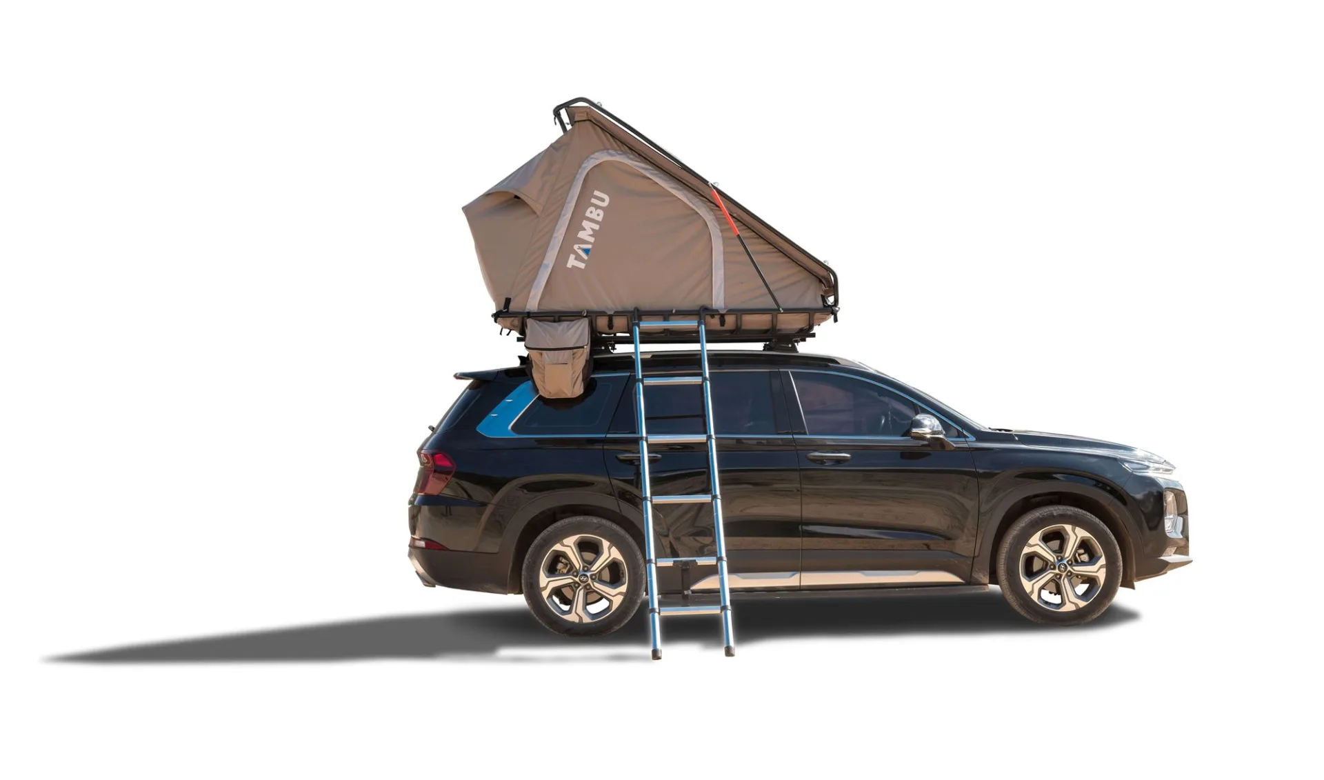 Tambu Yano Autodachzelt für 2 Personen braun