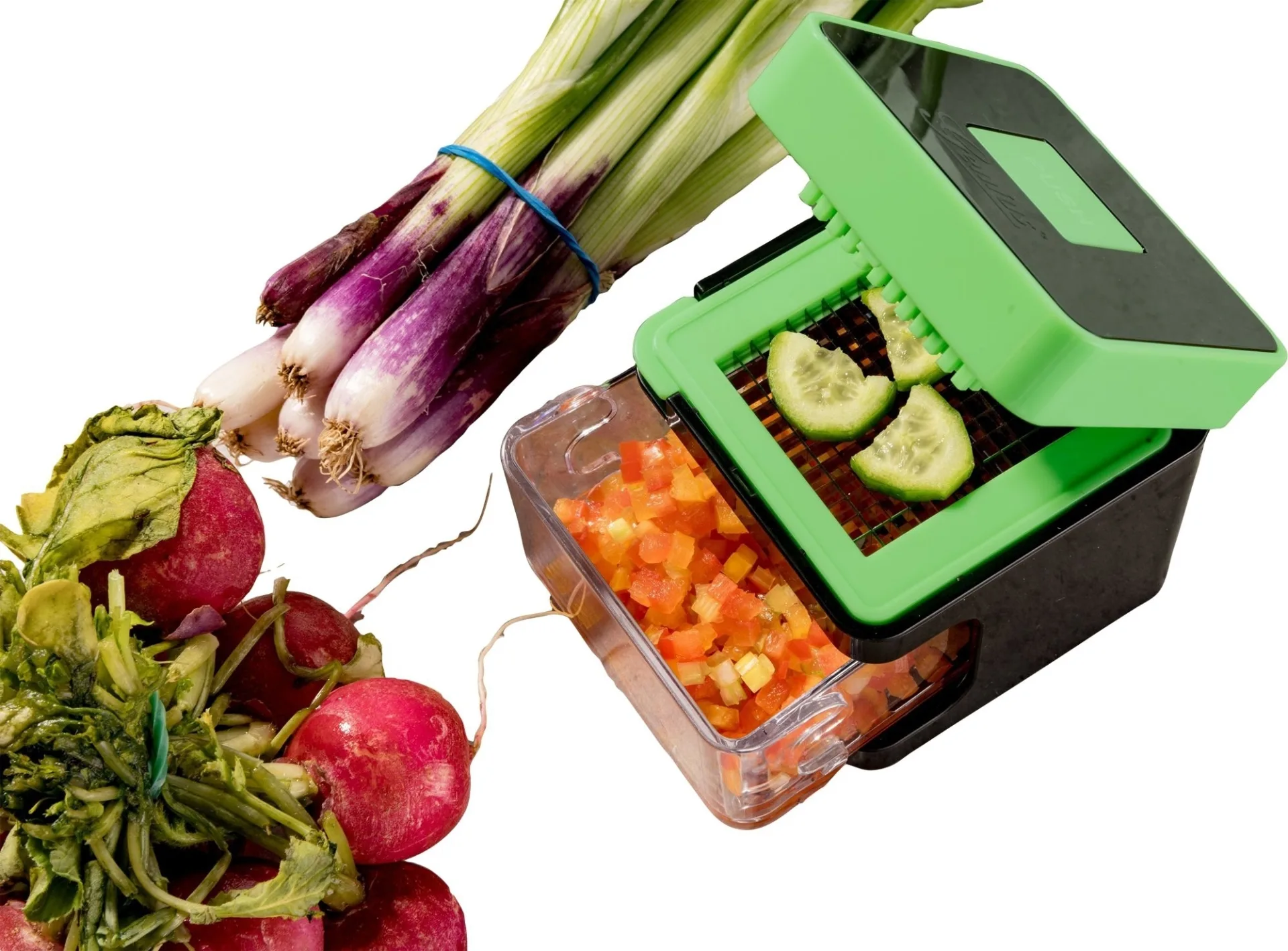 Nicer Dicer Spicy Gemüseschneider 5-teilig grün