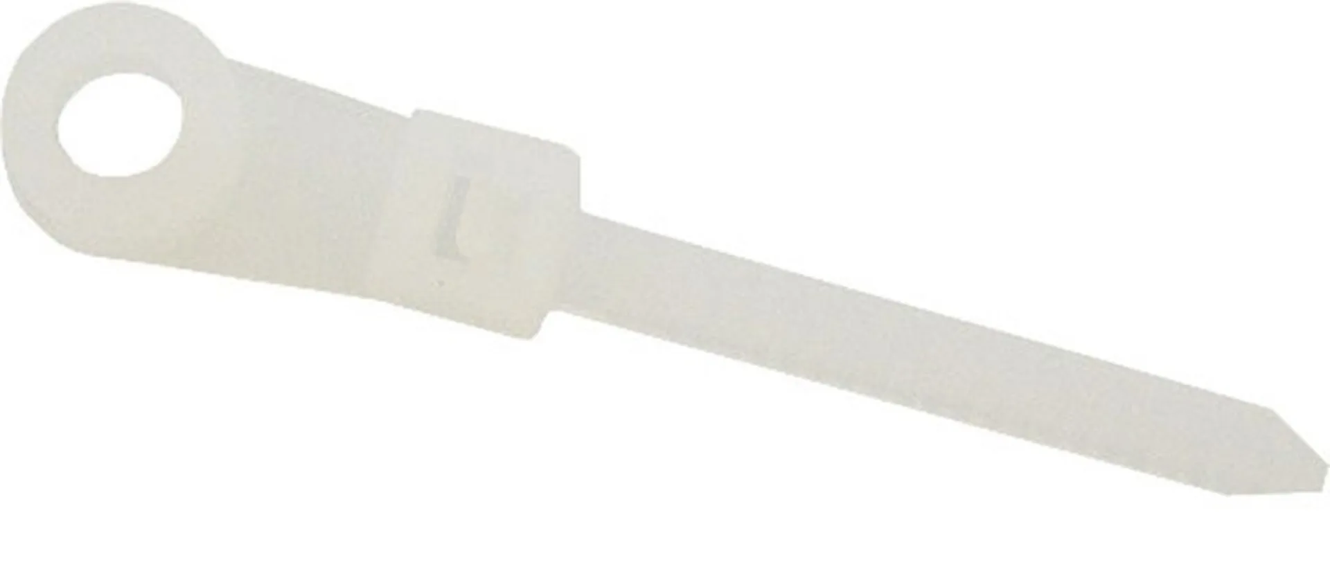 Collier de serrage 4.8 x 200 mm blanc avec oeillet M5 Collier de serrage 4.8 x 200 mm blanc avec oeillet M5