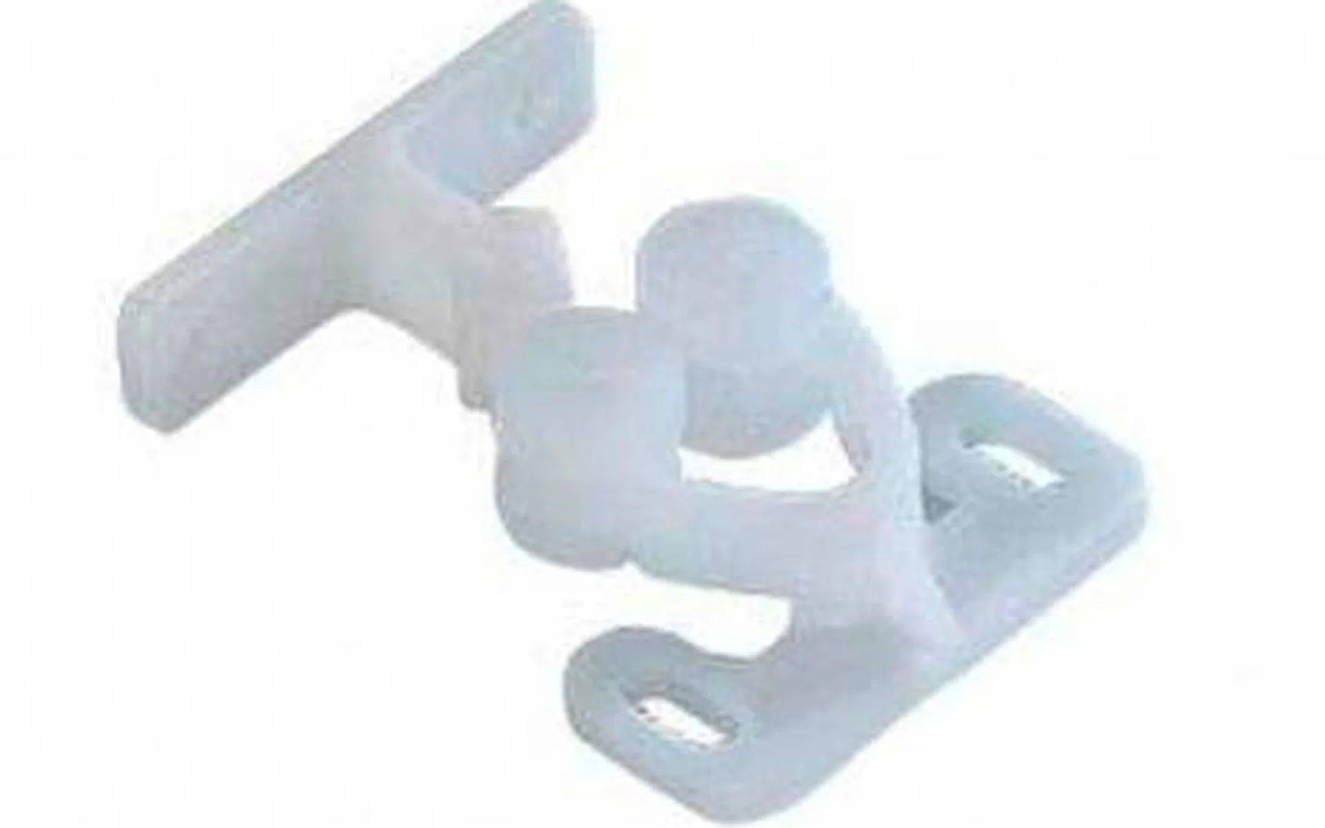 Häfele loqueteau à rouleau double blanc Häfele loqueteau à rouleau double blanc