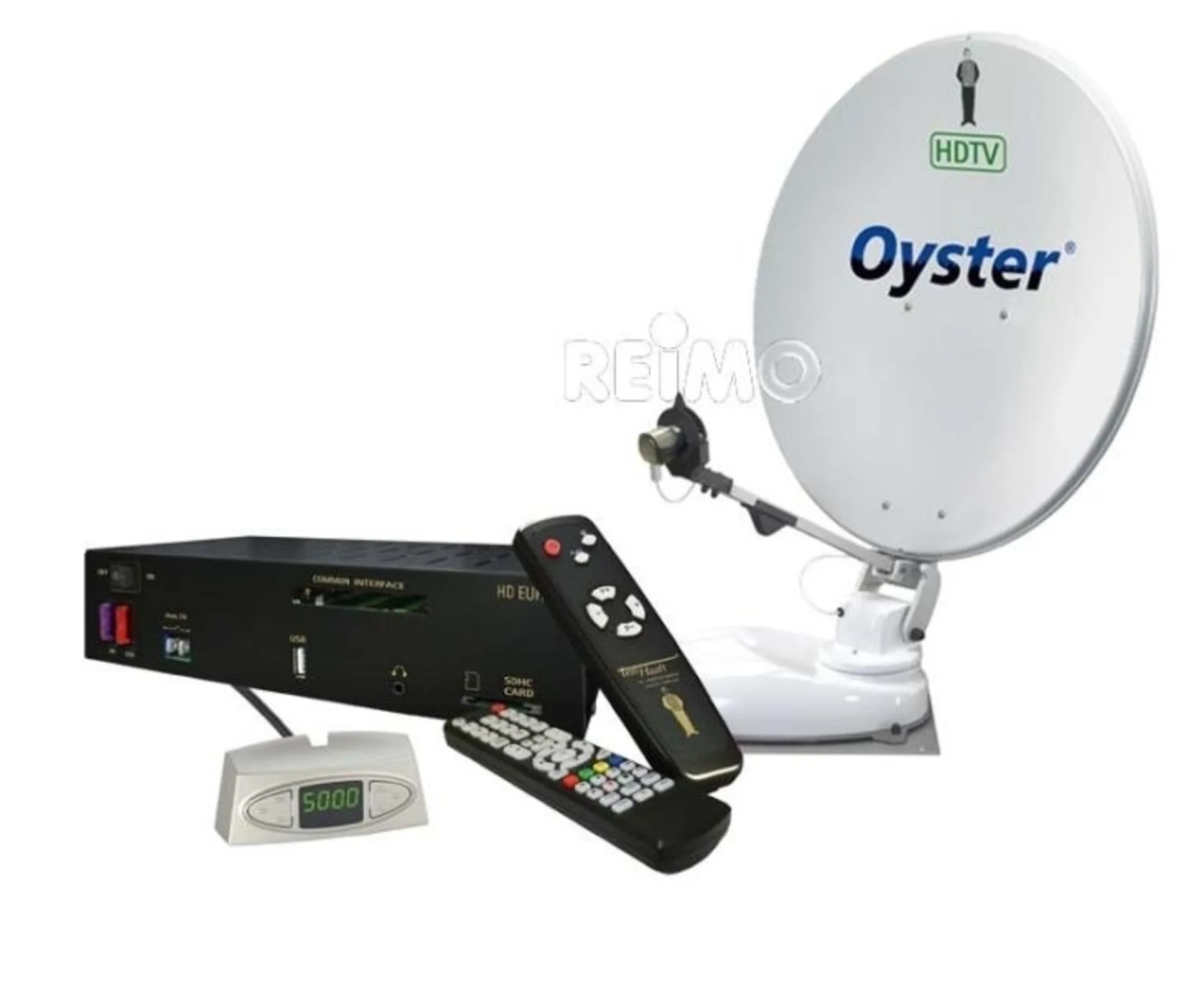 Système satellite entièrement automatique Oyster 65HDTV Skew avec Twin LNB et récepteur HD Système satellite entièrement automatique Oyster 65HDTV Skew avec Twin LNB et récepteur HD