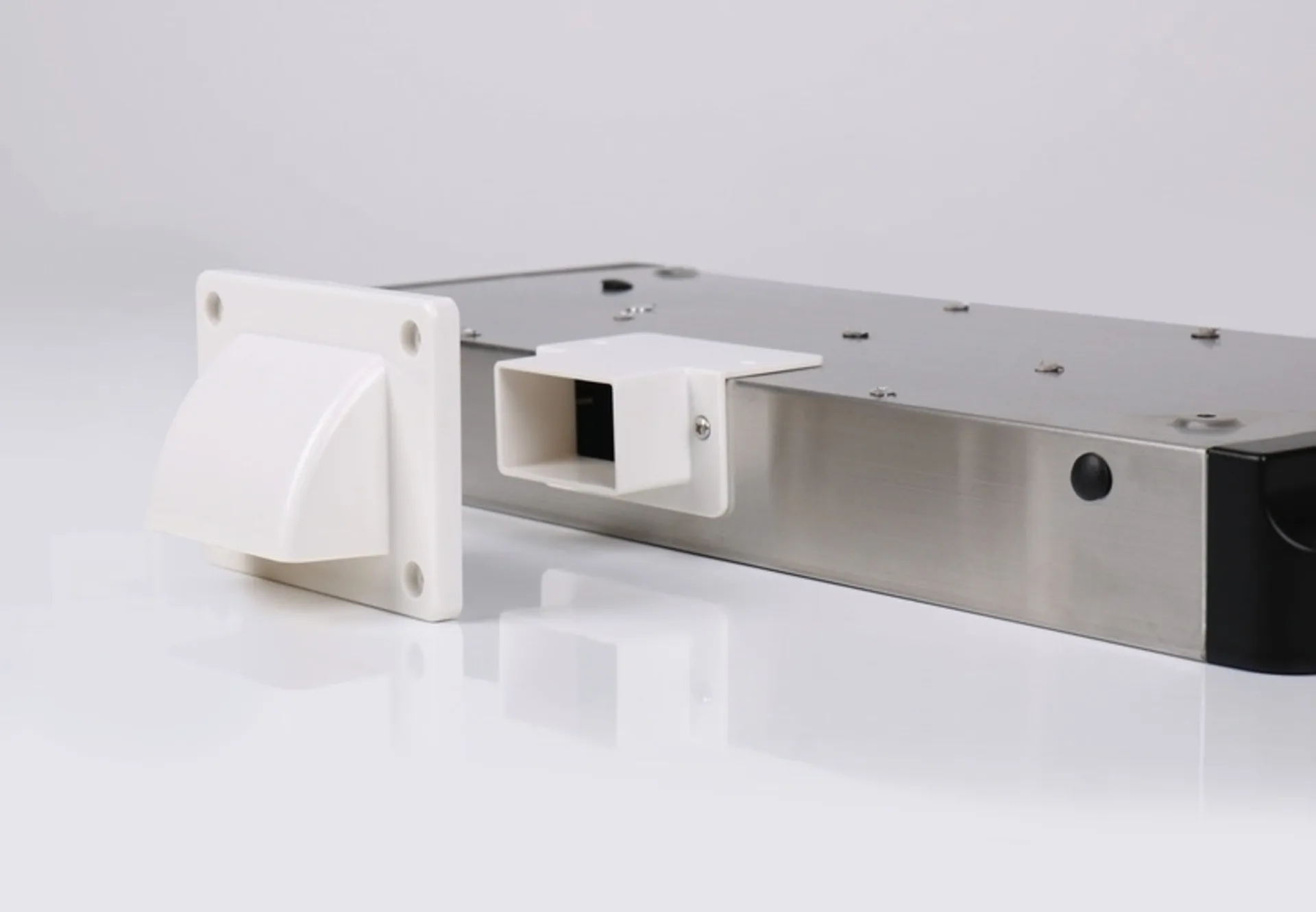 Hotte d'aspiration argentée Carbest 12V (460x280x50mm)