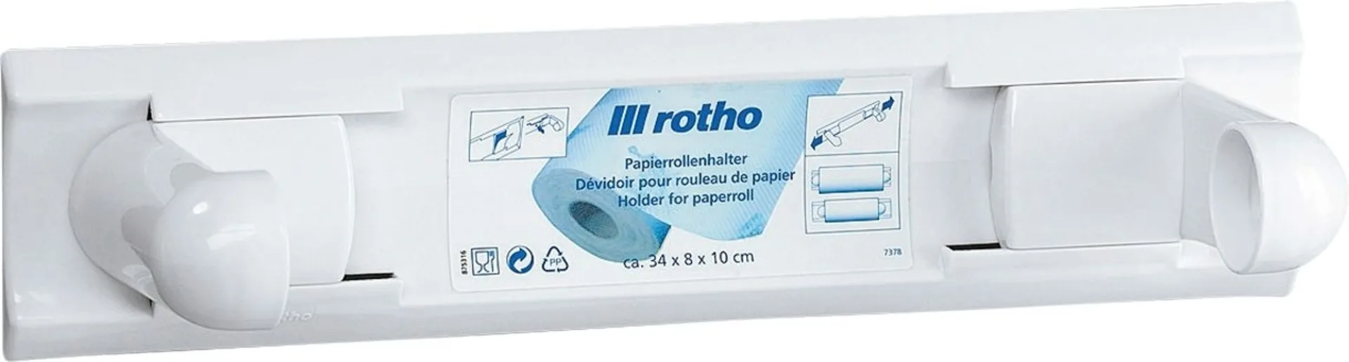 Rotho Küchenrollenhalter mit verstellbarer Halterung Rotho Küchenrollenhalter mit verstellbarer Halterung