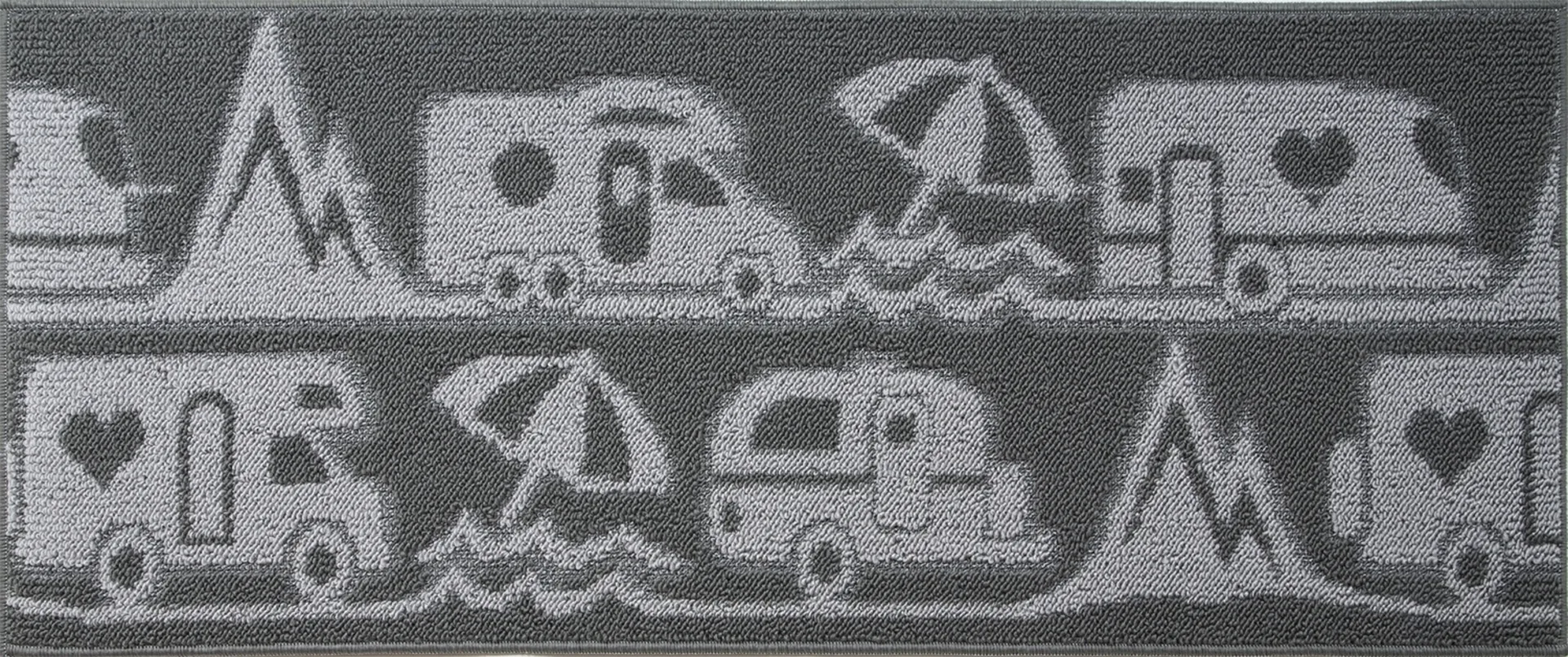 Arisol Master Camp Tapis de salon 50 x 150 cm gris