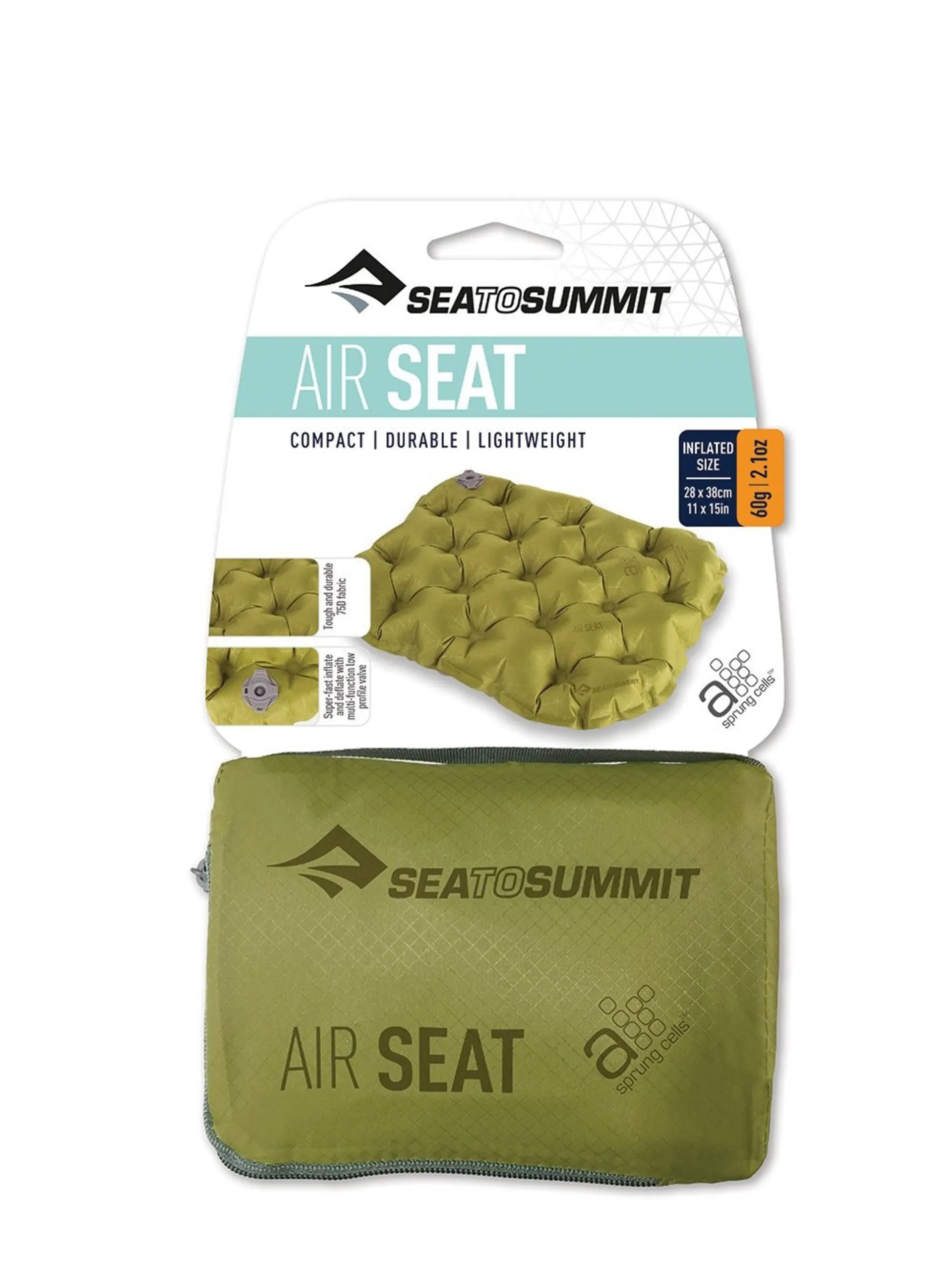 Air Seat olive Coussin de siège Sea to Summit