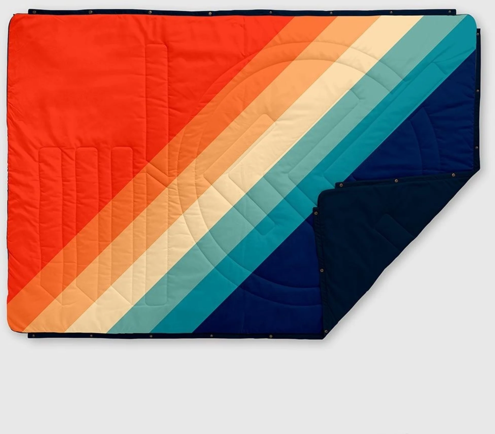 Voited Recycled Ripstop Outdoor Camping Decke rainbow