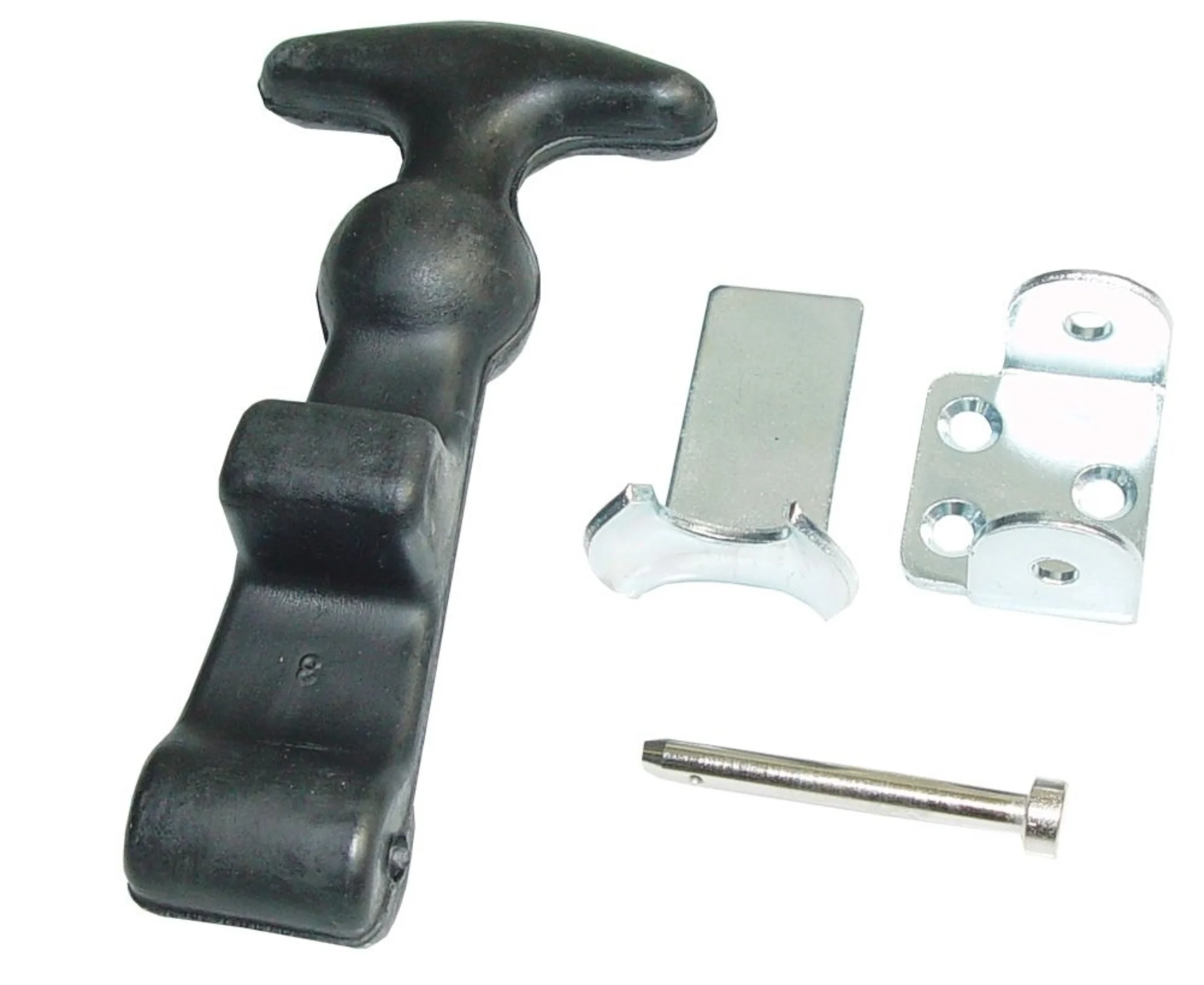 Haubenhalter komplett Gesamtlänge 122mm