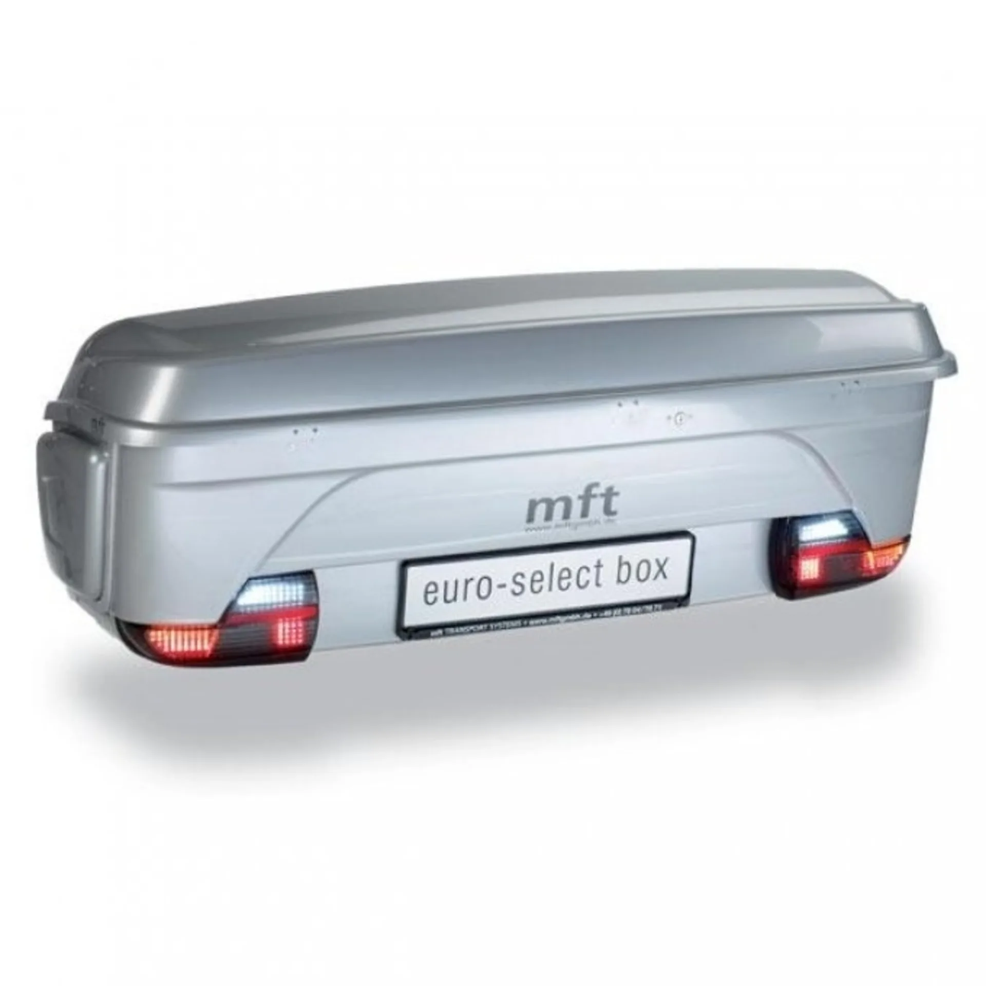 mft BackBox Special Edition Heckbox / Transportbox 300 Liter Silber