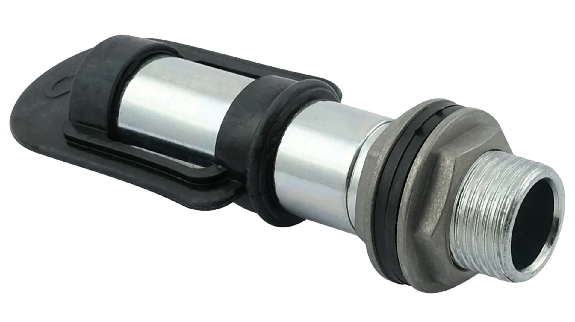 Aufsteckrohr DIN zu Drehleuchte DIN A, M24, inklusive 2-pol Steckdose Aufsteckrohr DIN zu Drehleuchte DIN A, M24, inklusive 2-pol Steckdose