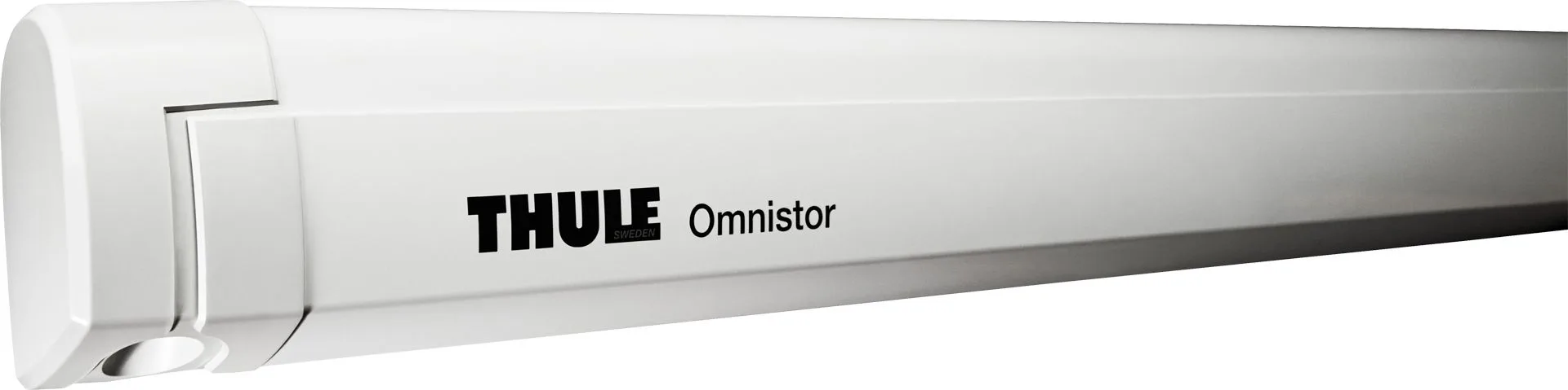 Thule Omnistor 5200 Wandmarkise Gehäusefarbe Weiß Tuchfarbe Mystic Grey 3 Meter