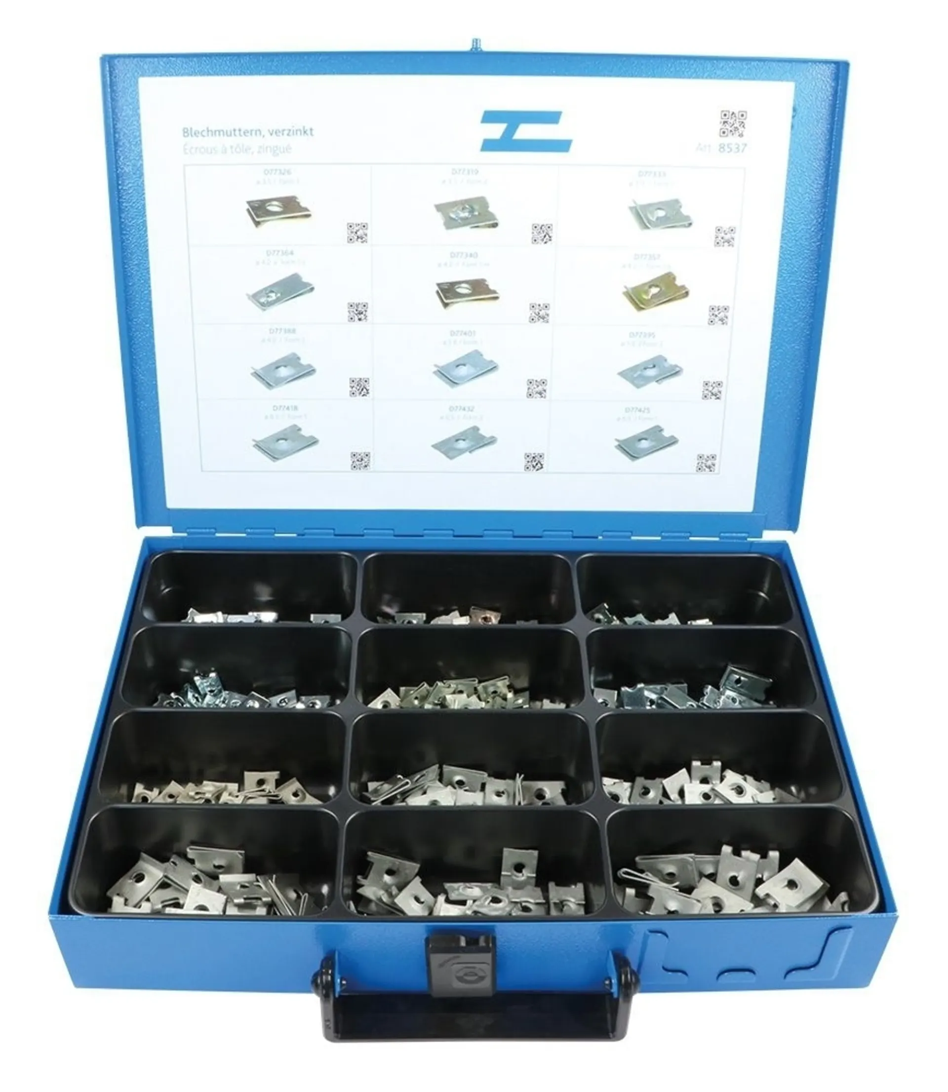 Sortiment Blechmuttern ø3.5 - 6.5mm