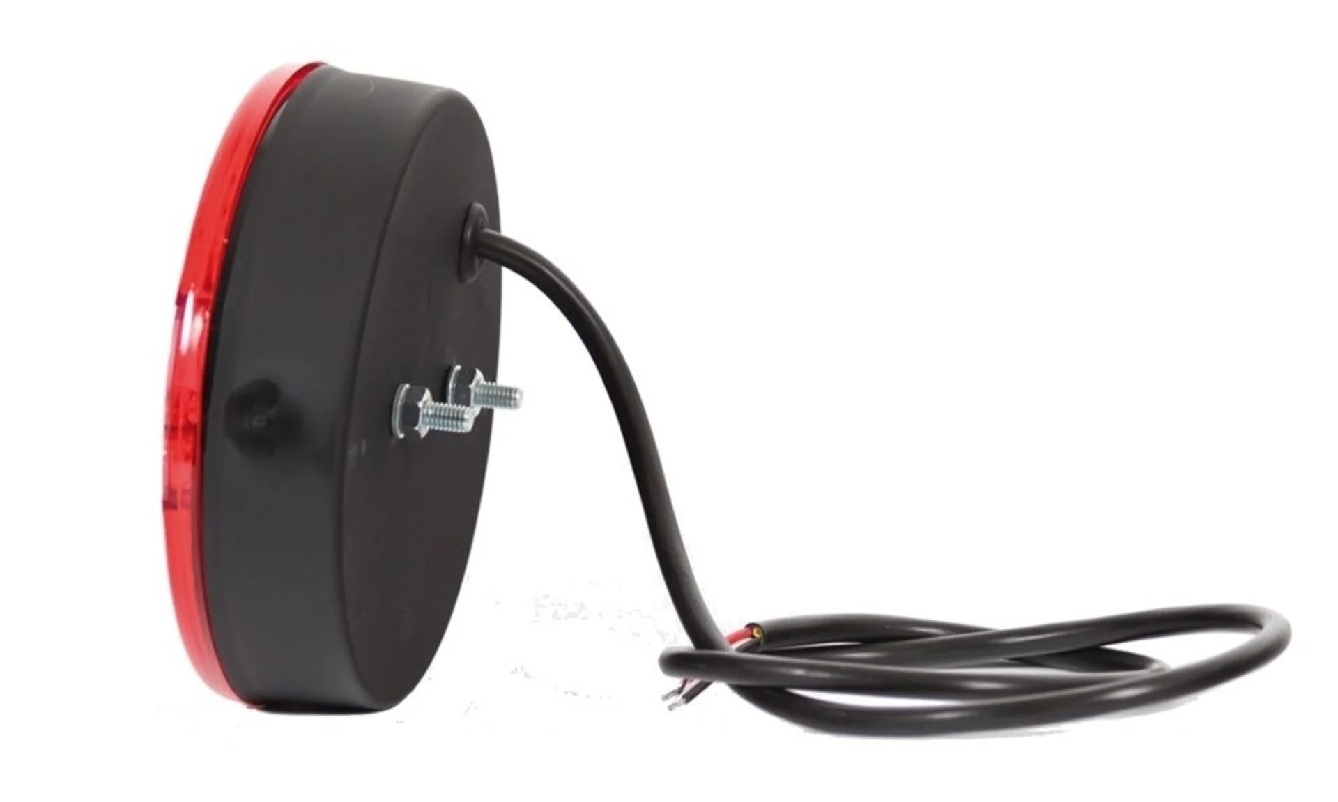 WAS - LED-Schlussleuchte 12/24V **mit D-Zeichen: Zulassung als Doppelleuchte** ø 142mm