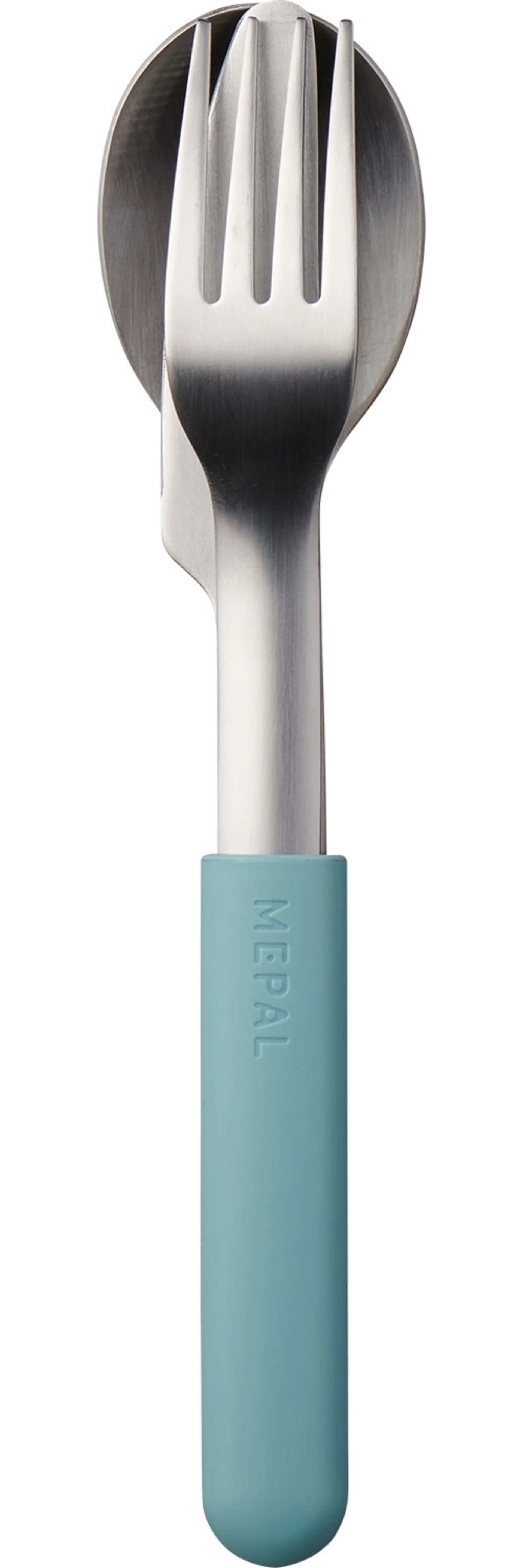 Set de couverts Mepal Bloom en acier inoxydable avec étui en plastique, 3 pièces, Nordic Green Set de couverts Mepal Bloom en acier inoxydable avec étui en plastique, 3 pièces, Nordic Green