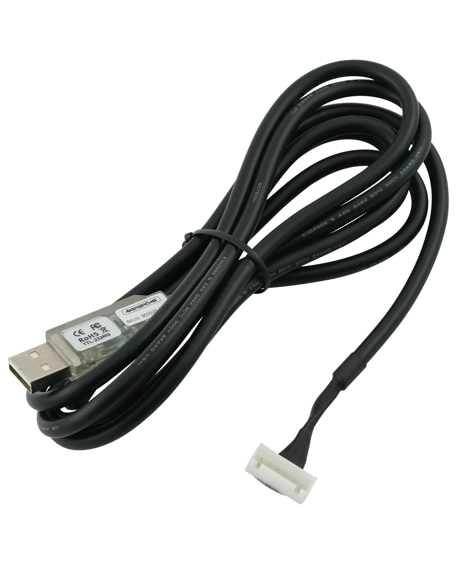 Câble de programmation et logiciel pour le système de télécommande « Sesam » d'Akerström ; câble USB reliant la prise USB au récepteur Câble de programmation et logiciel pour le système de télécommande « Sesam » d'Akerström ; câble USB reliant la prise USB au récepteur