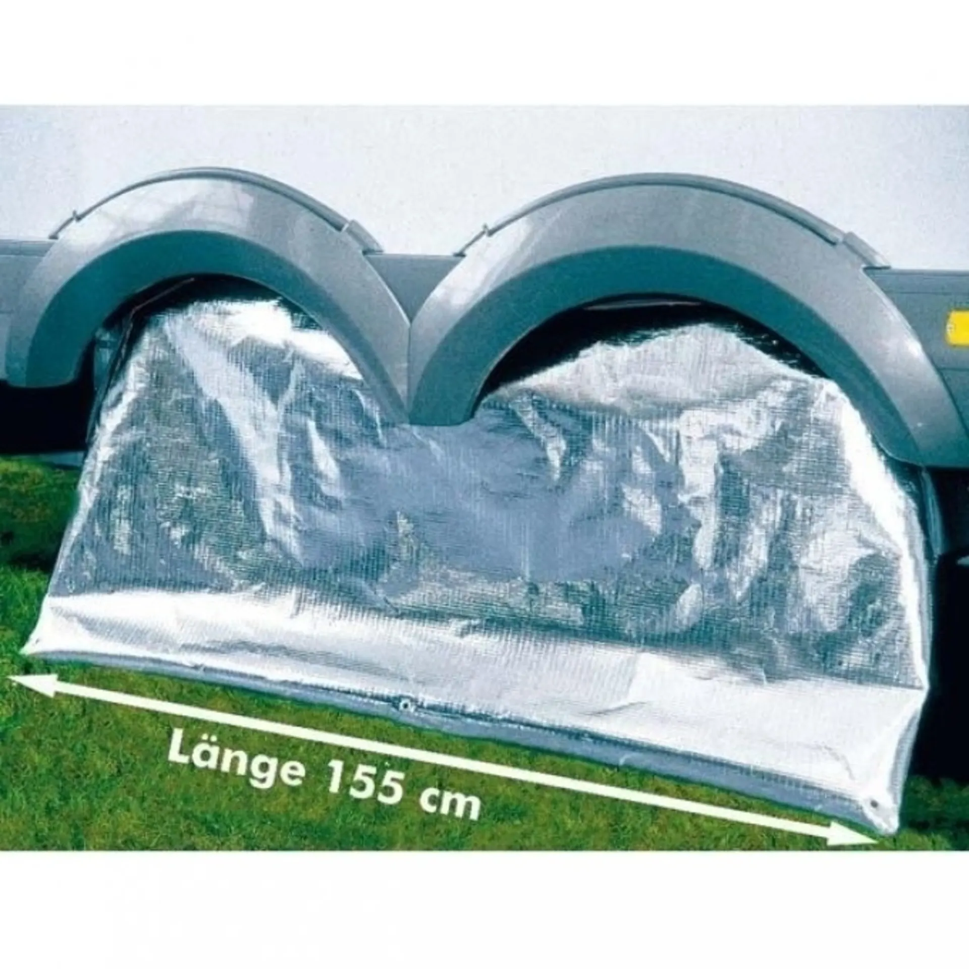 Hindermann Housse de protection des roues Reflex pour essieu tandem 155 cm