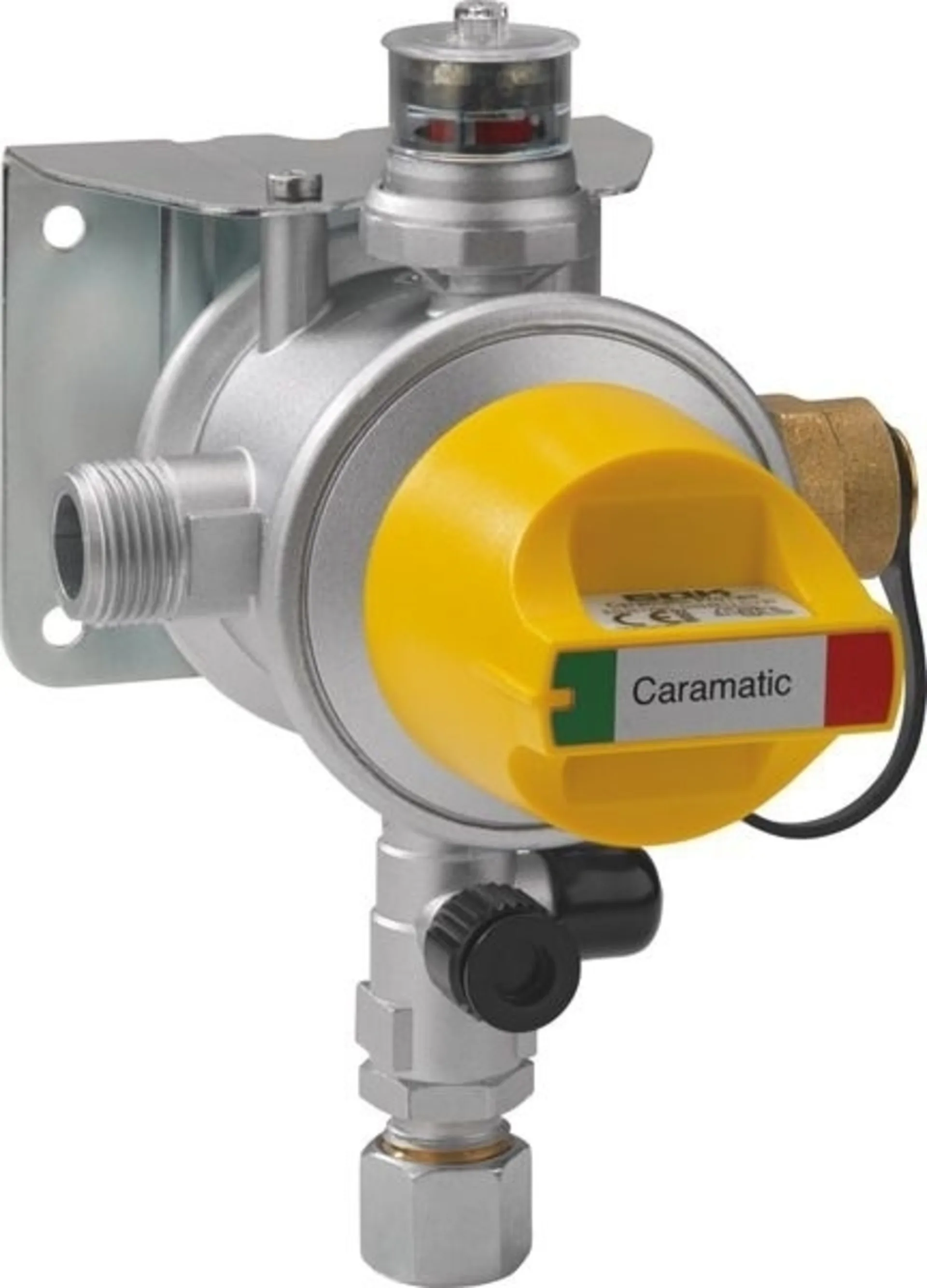 Caramatic ProTwo Zweiflaschenanlage mit automatischem Umschaltventil und integriertem Niederdruckregler (50mbar)