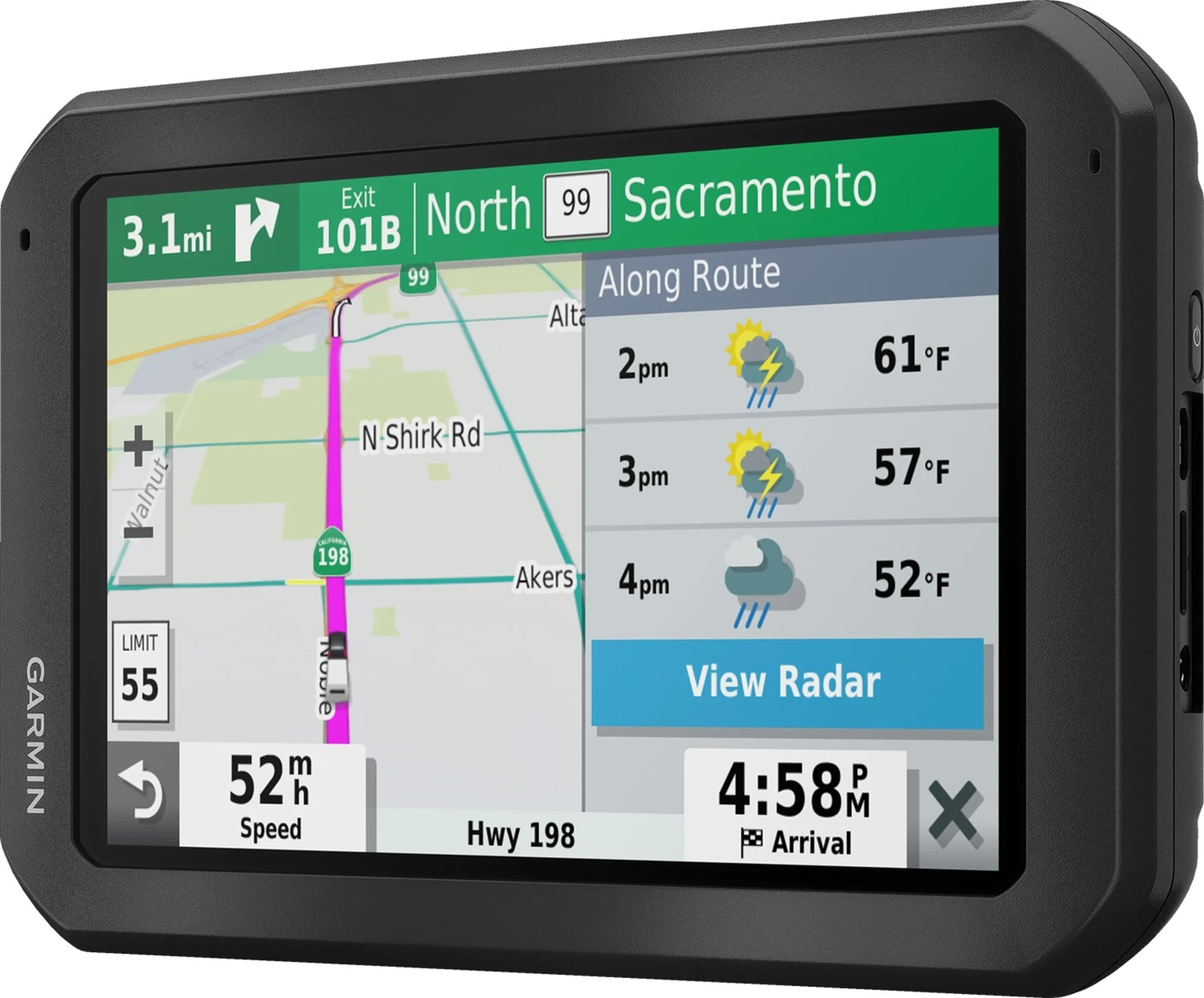 Écran / tablette Garmin Vieo RV 752 pour l'unité de base 7 Écran / tablette Garmin Vieo RV 752 pour l'unité de base 7