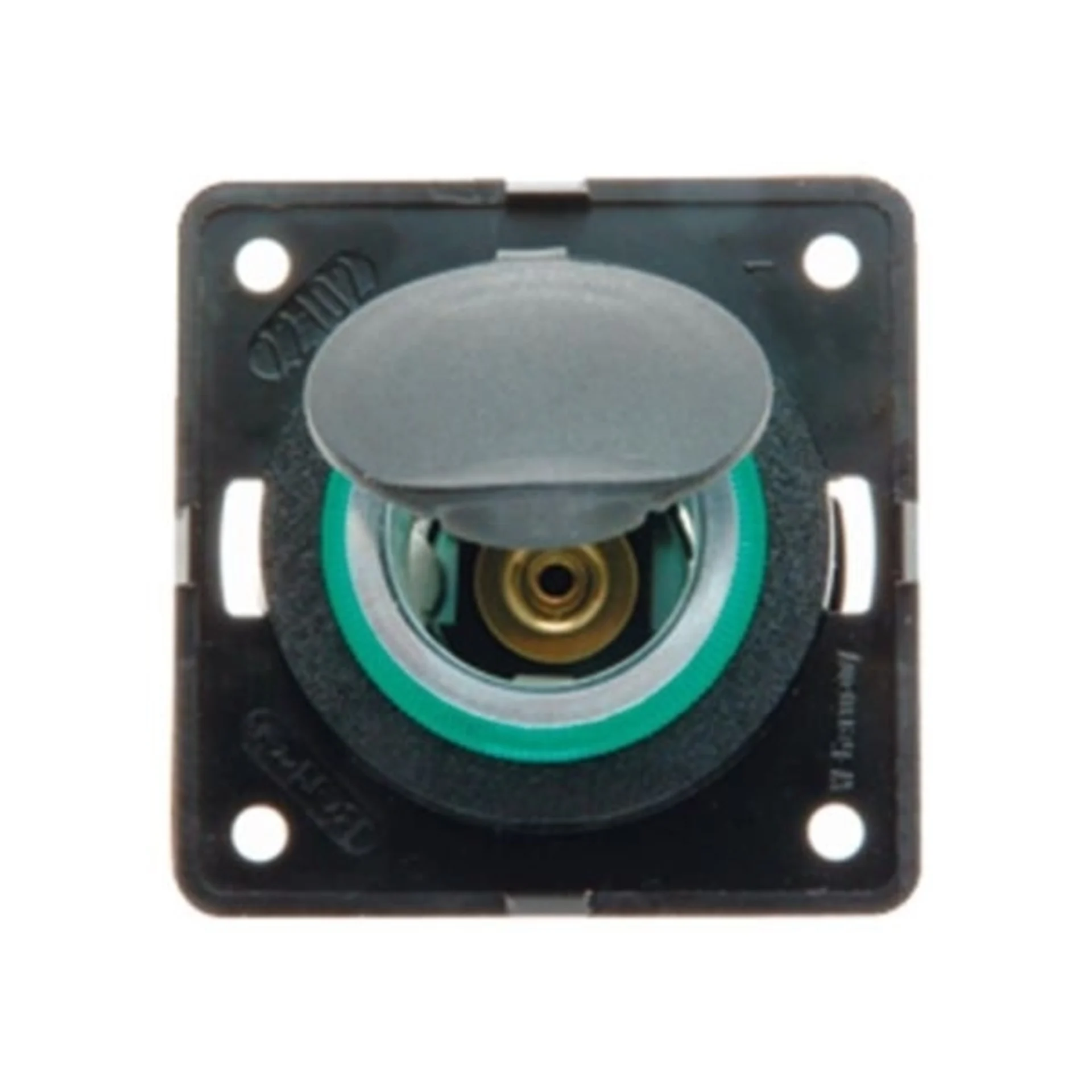 Berker Integro 12V Zigarettenanzünderdose mit Deckel, anthrazit matt