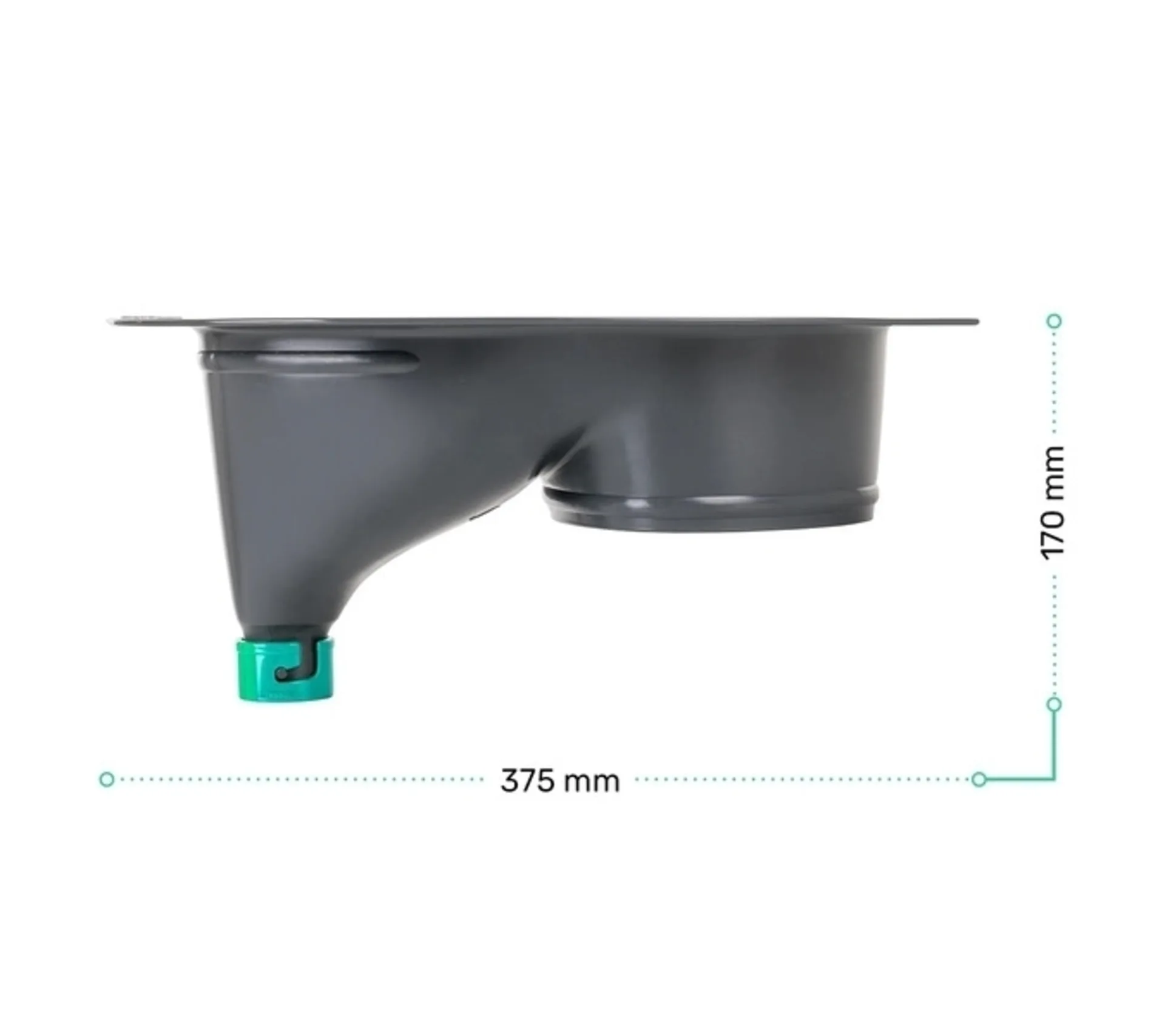 TROBOLO Insert pour toilettes séparatrices - Séparateur pour toilettes sèches séparatrices TROBOLO Insert pour toilettes séparatrices - Séparateur pour toilettes sèches séparatrices