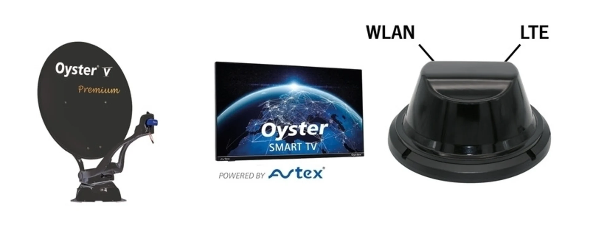 Pack multimédia Ten Haaft Oyster Pro, V85 Premium Twin Skew + Smart TV 24 pouces + Access Pack multimédia Ten Haaft Oyster Pro, V85 Premium Twin Skew + Smart TV 24 pouces + Access