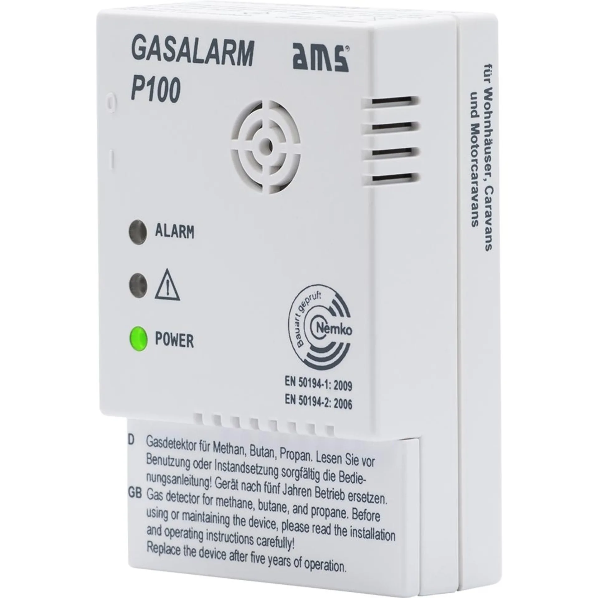 AMS alarme de gaz P100