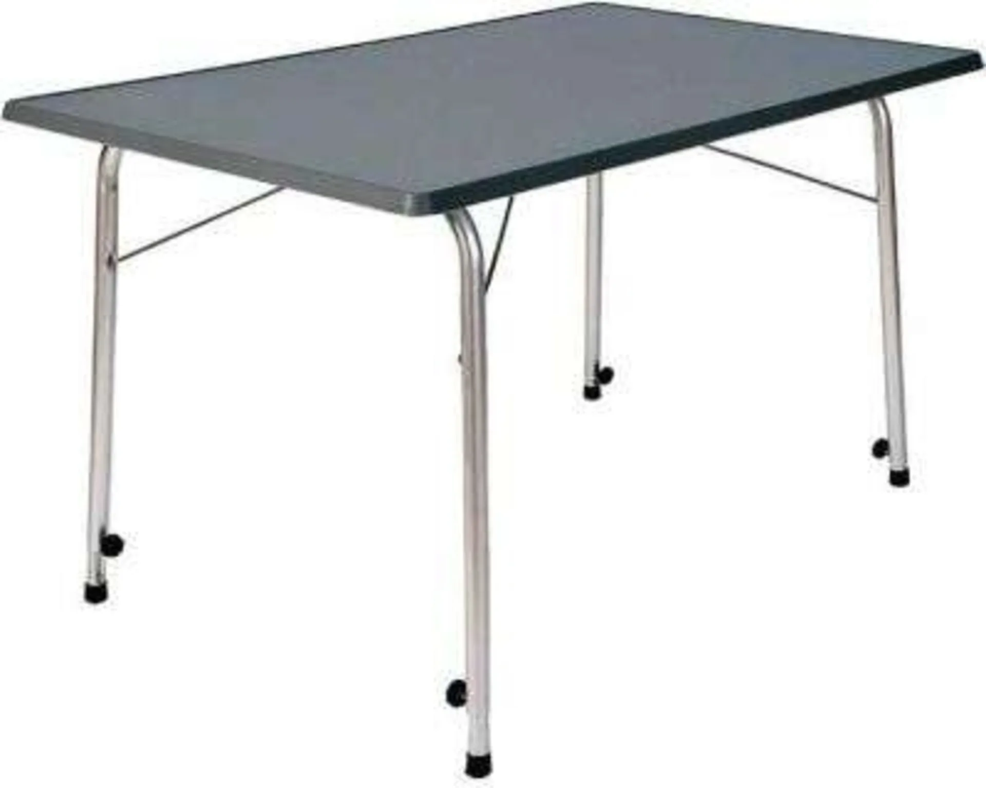 Table de camping Dukdalf Stabilic 1, couleur anthracite, 80 x 60 cm