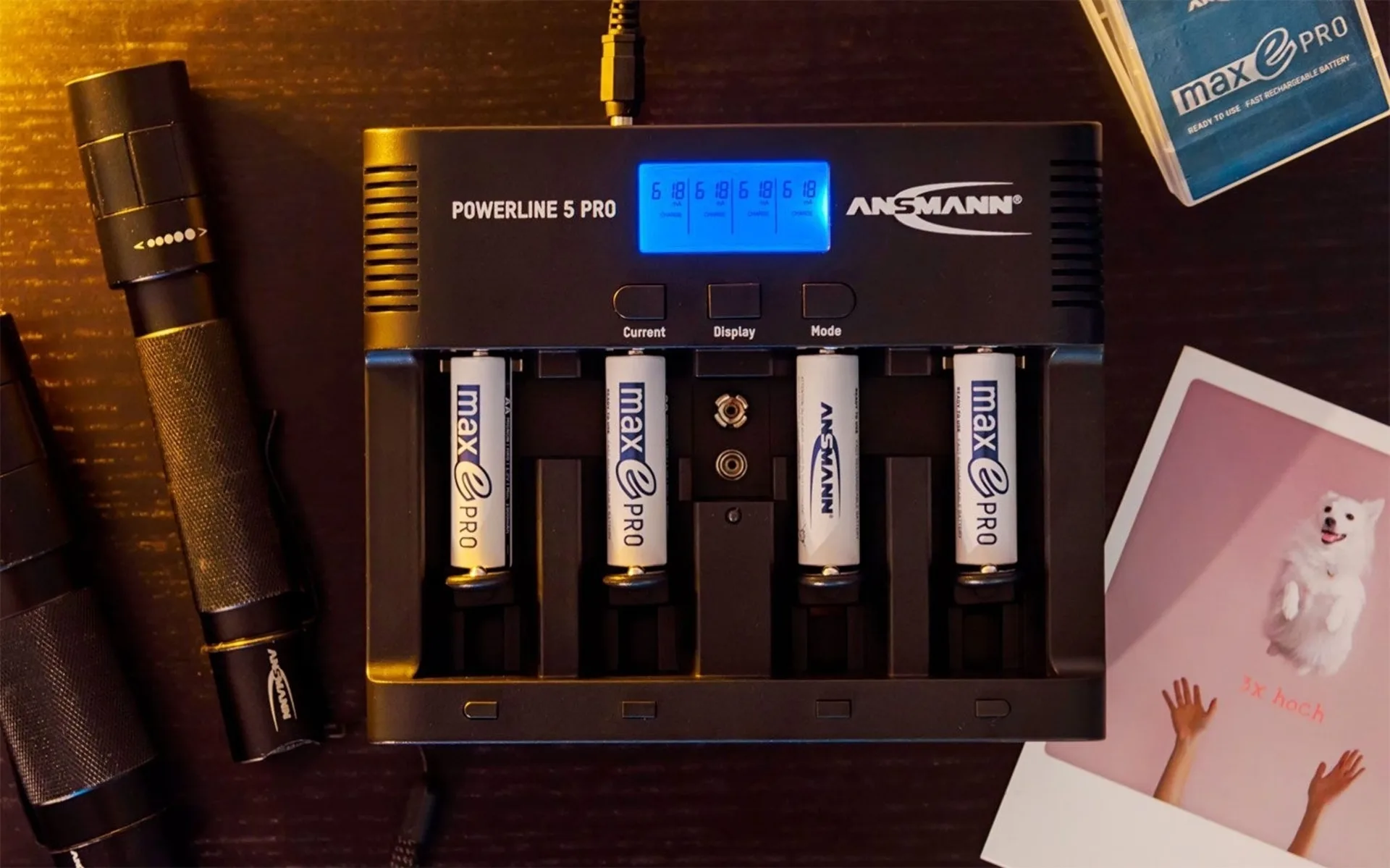 Ansmann Powerline 5 Pro Chargeur de piles rechargeables