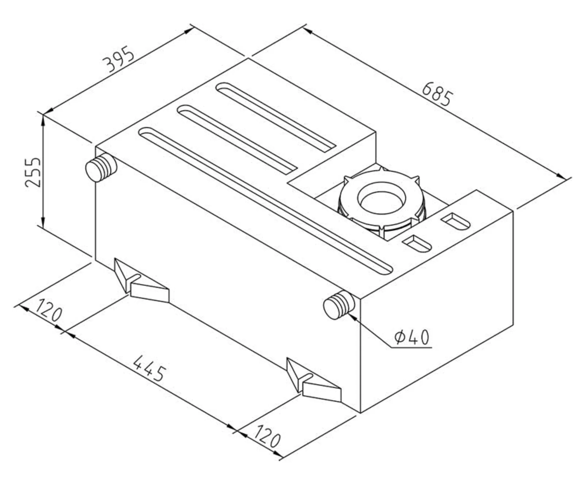 Wassertank 60 L Wassertank 60 L