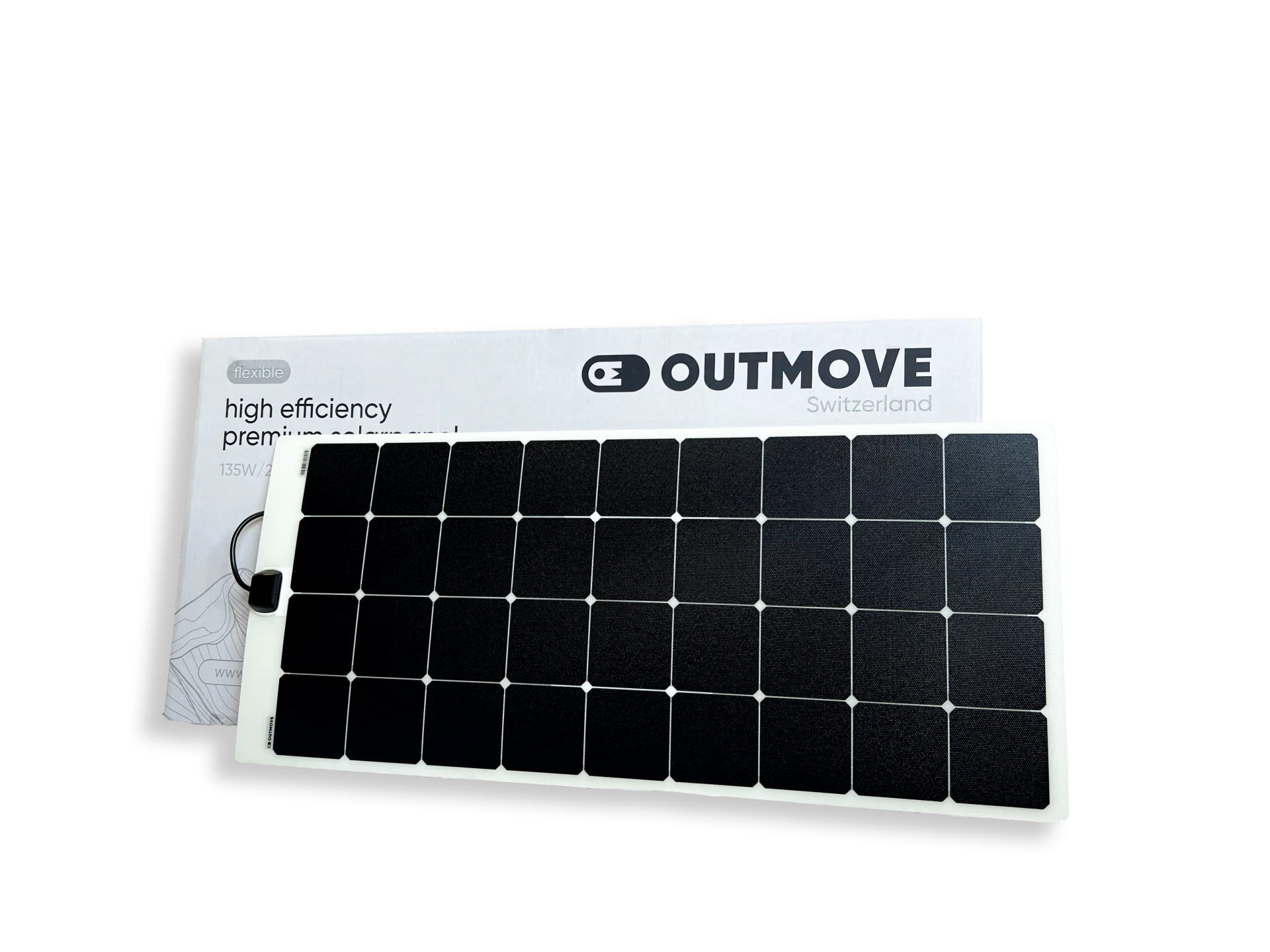 Outmove Flexibles 135W Solarpanel SunPower - High Efficiency