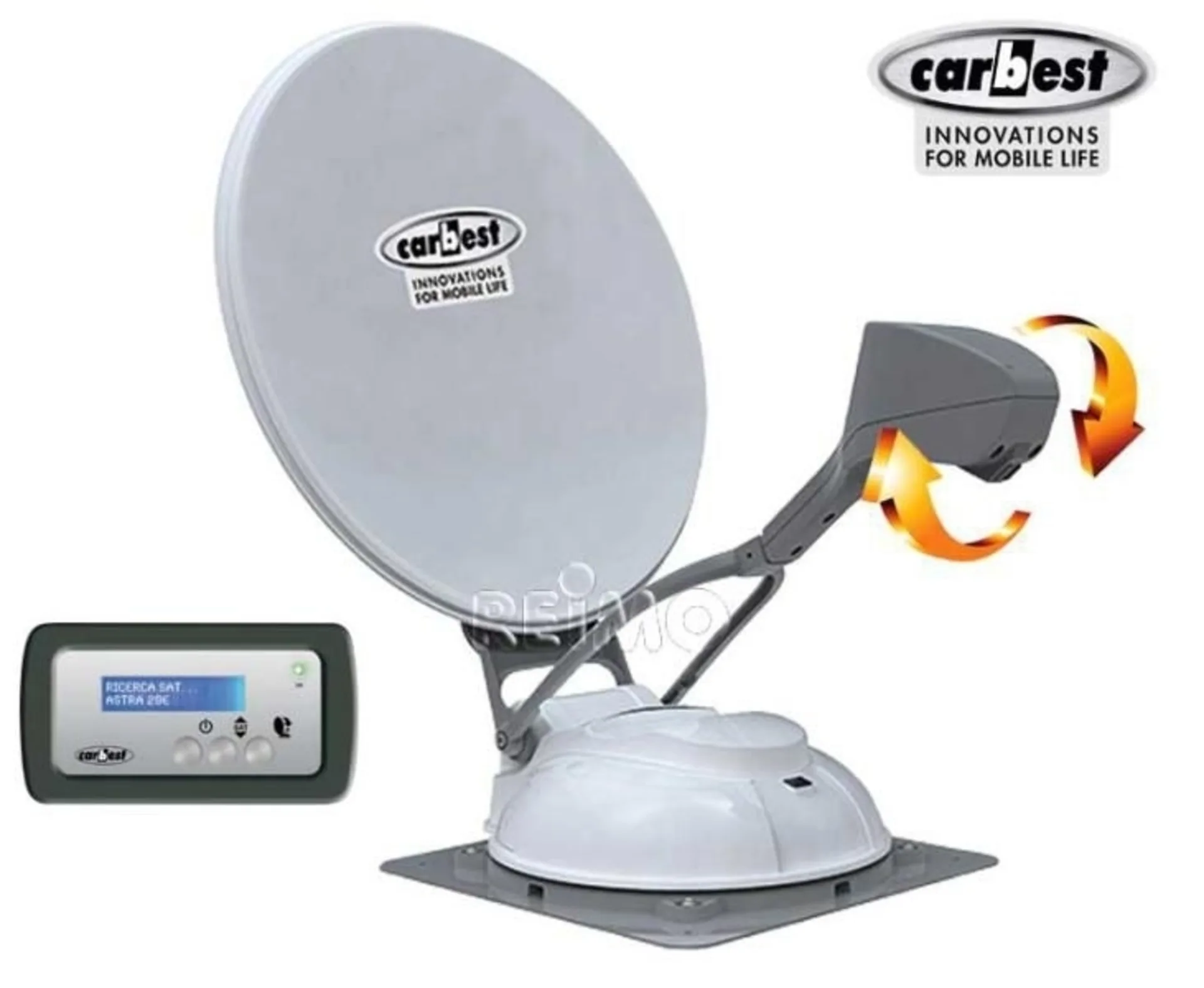 Travelsat 80 HD SKEW Sat-Antenne mit Plus Panel und Single LNB