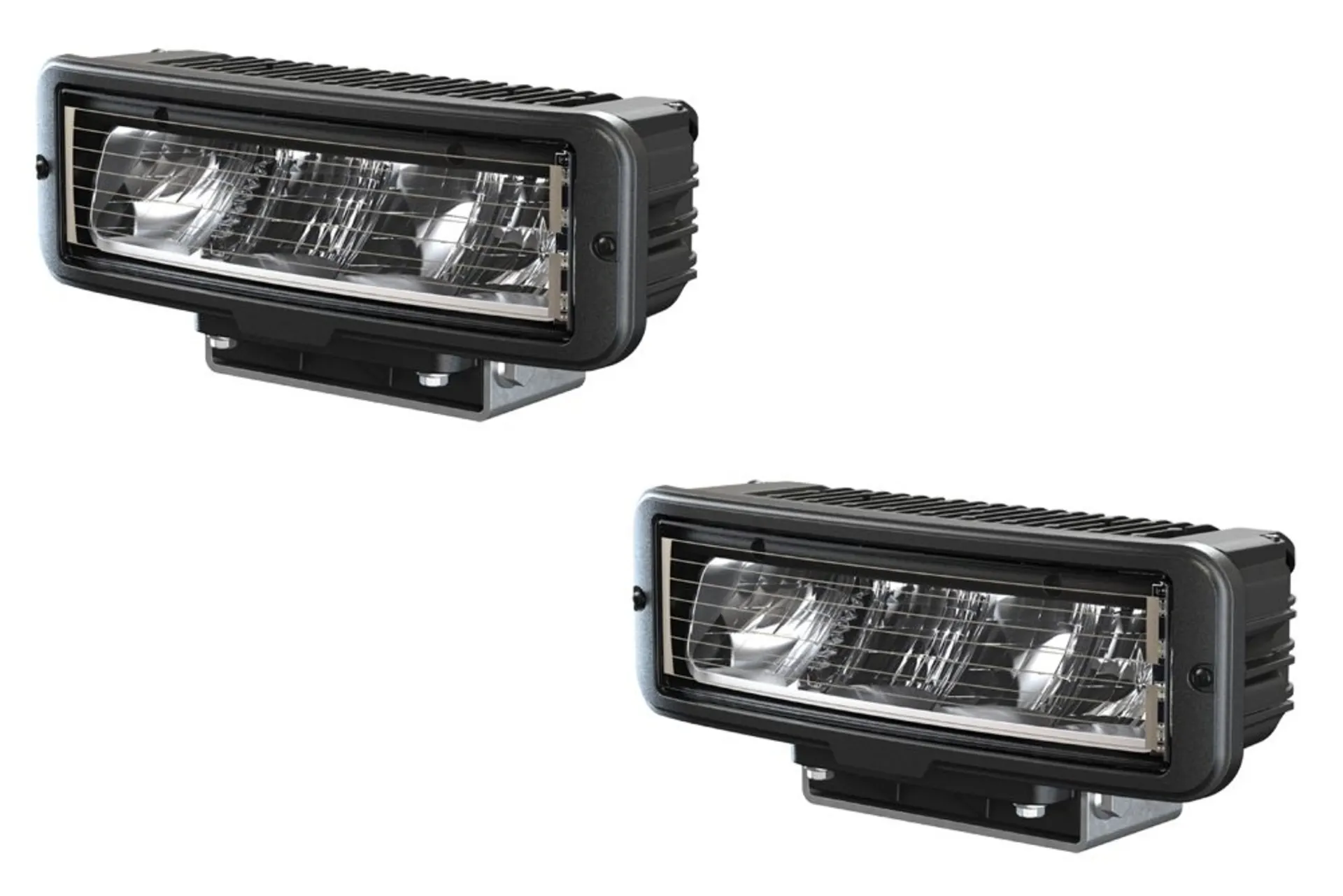 JW Speaker beheizbare LED Hauptscheinwerfer Satz 292 x 95 mm, 12 V, Tagfahrlicht & Blinker