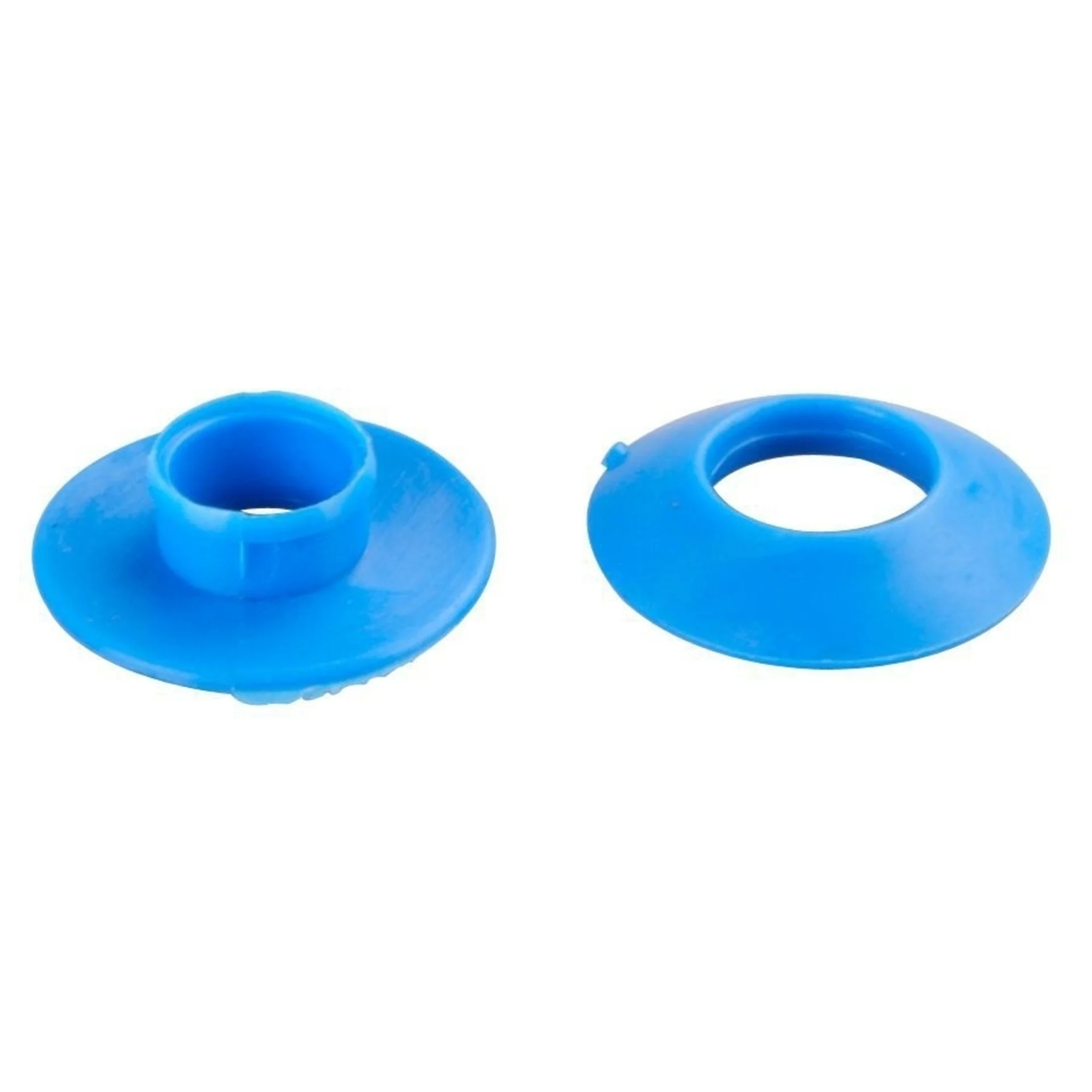 Oeillets en plastique bleu 12 mm, 10 pièces emballées en self-service