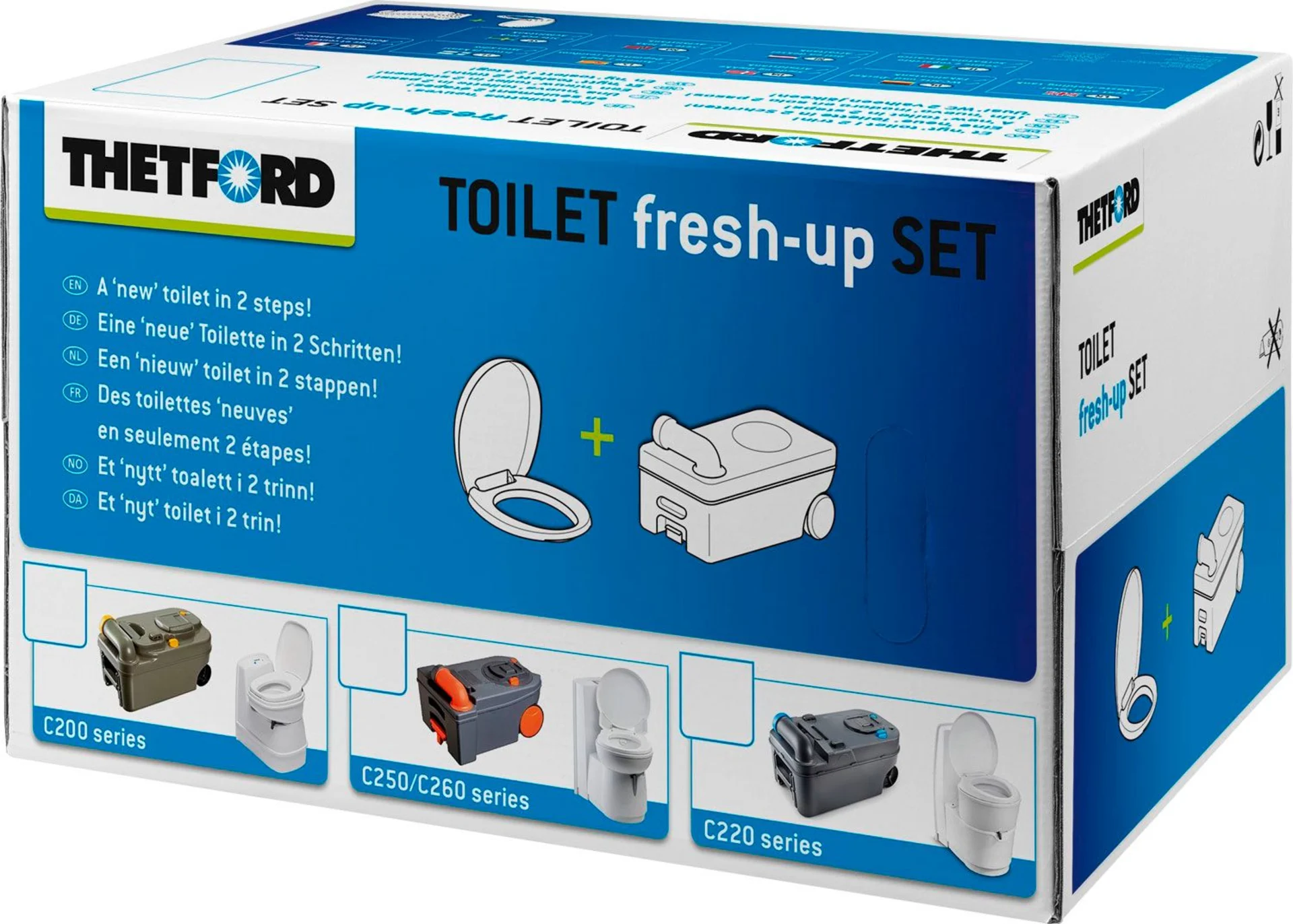 Thetford Fresh-Up Set C220 Serie Toiletten-Aufbereitungsset 2 teilig