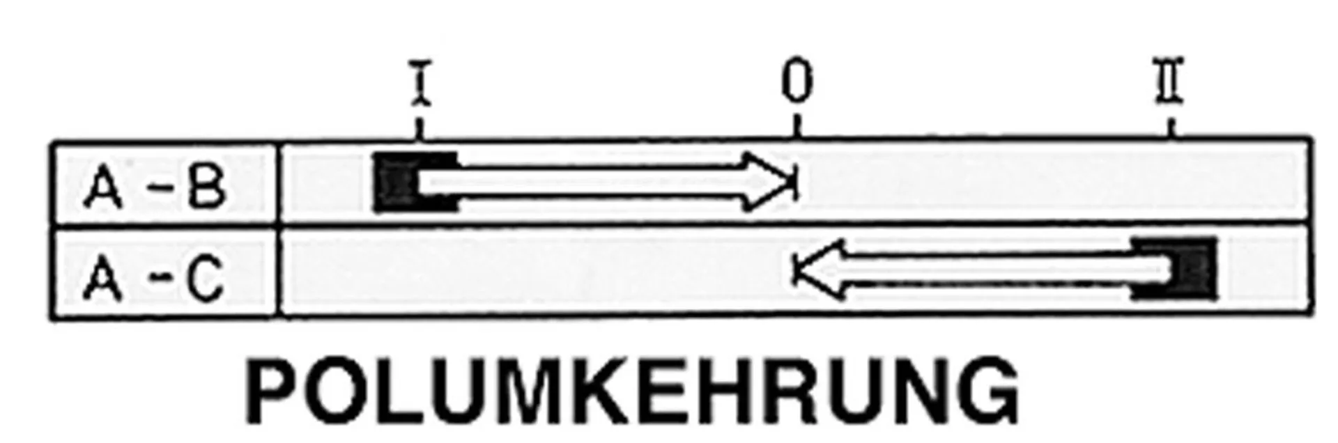 Wippschalter mit Polumkehrung 5-pol