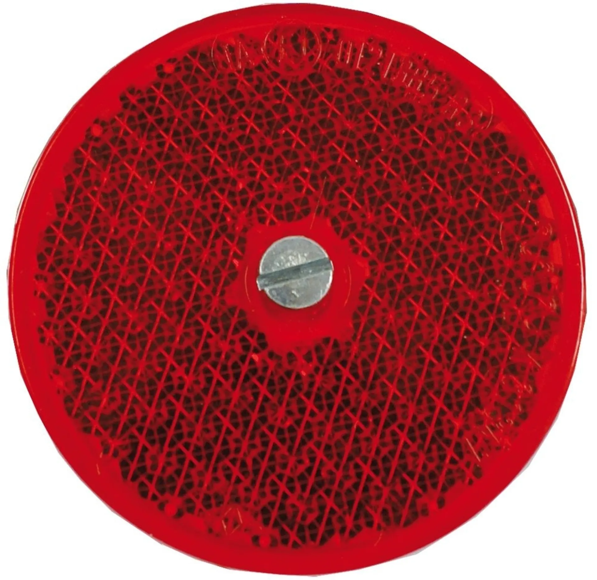 Rückstrahler 61 mm rot ø 61 mm, ohne Schraube! Rückstrahler 61 mm rot ø 61 mm, ohne Schraube!