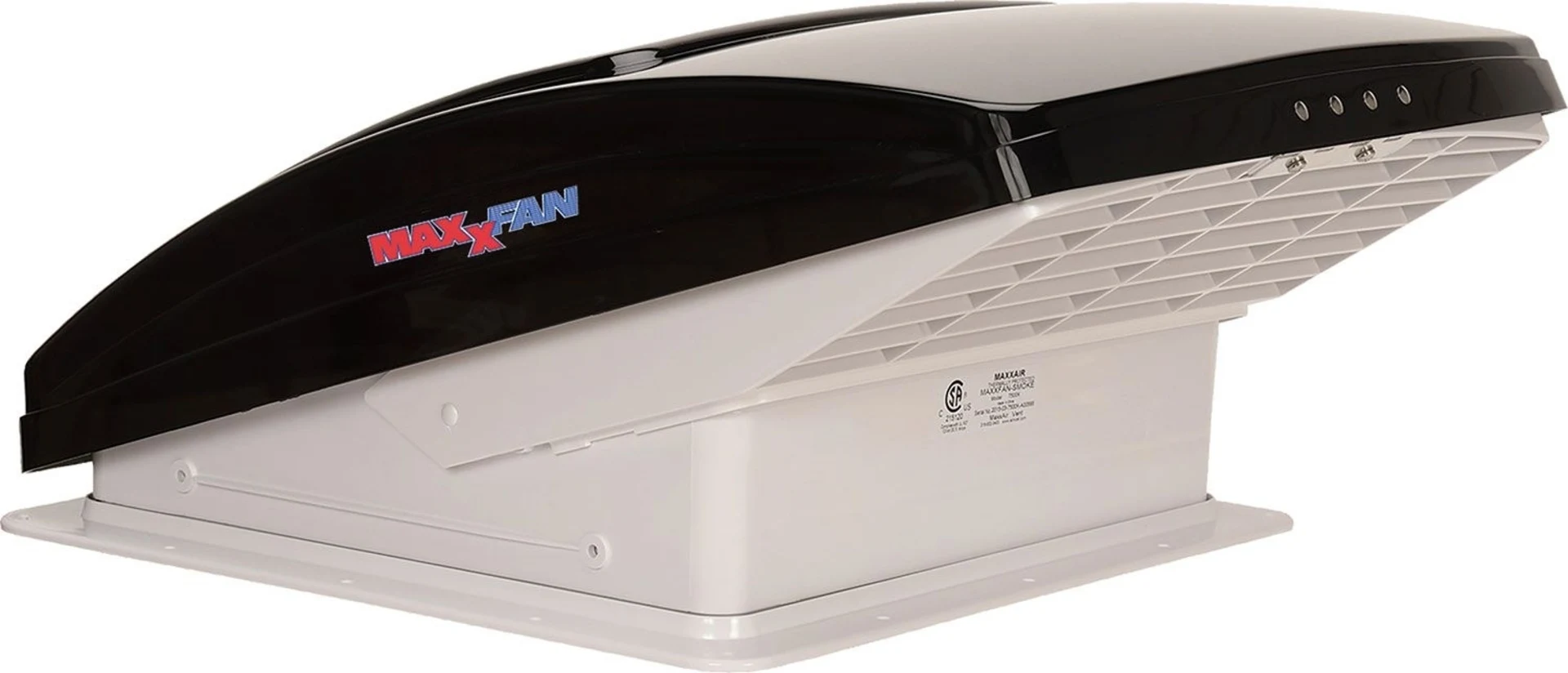 Airxcel Maxxfan Deluxe Dachhaube / Ventilationssystem 12 V 40 x 40 cm schwarz