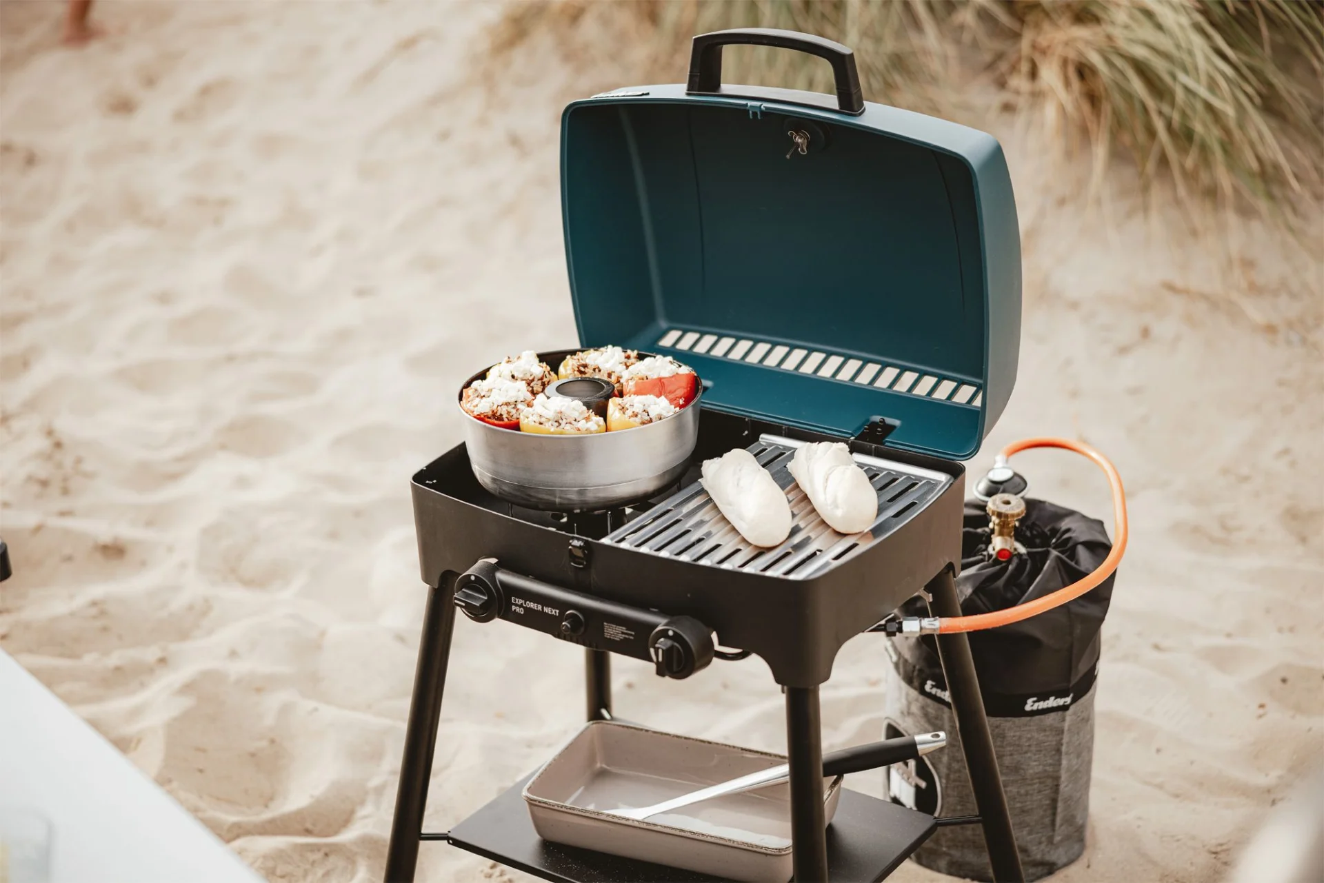 Four de camping portable Enders Vamo avec grille de cuisson et thermomètre Four de camping portable Enders Vamo avec grille de cuisson et thermomètre