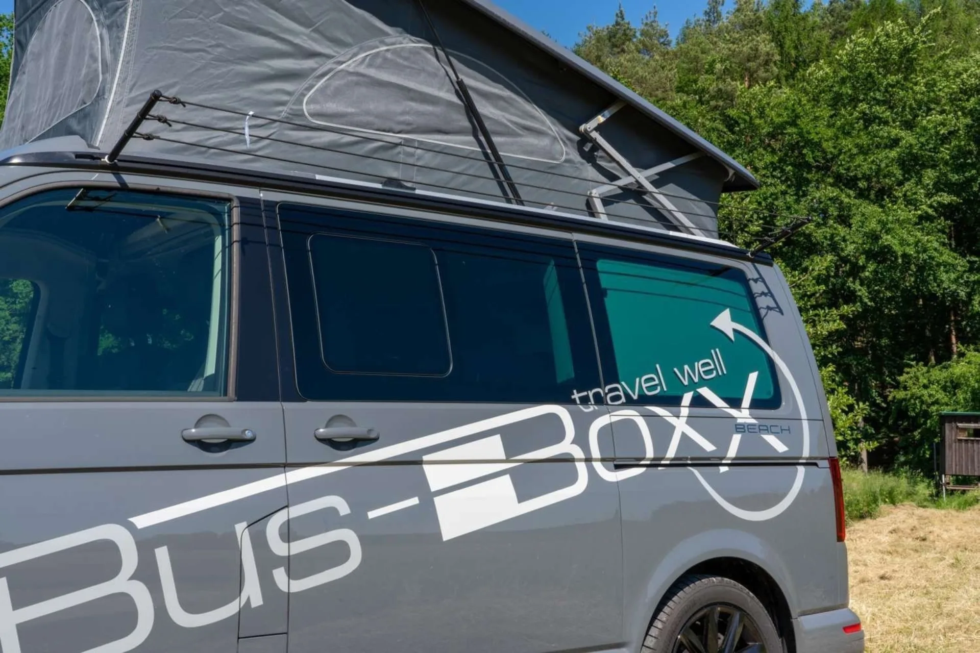 BusBoxx Corde à linge pour rail à rideau VW T5 / T6 DIY kit à monter soi-même