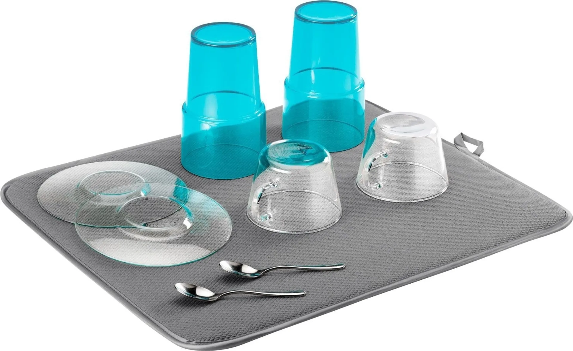 Metaltex Softex Microfaser Abtropfmatte anthrazit