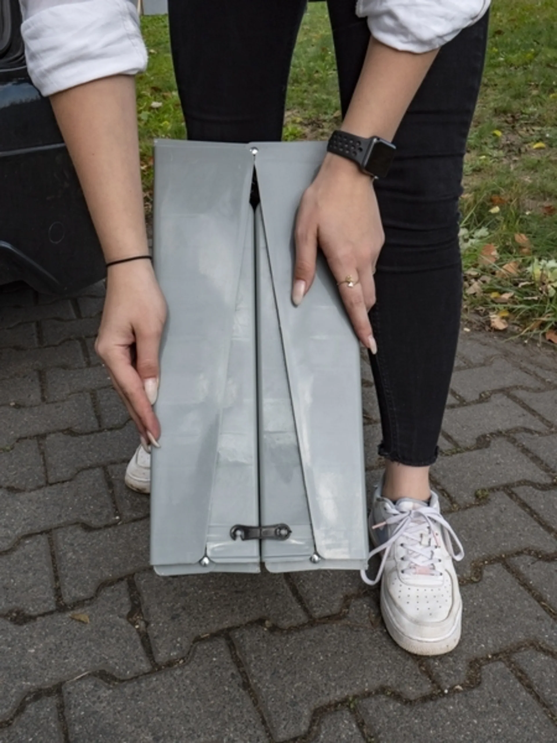 Rampe pour chien pliable en plastique Emma - aide à l'entrée pour les chiens