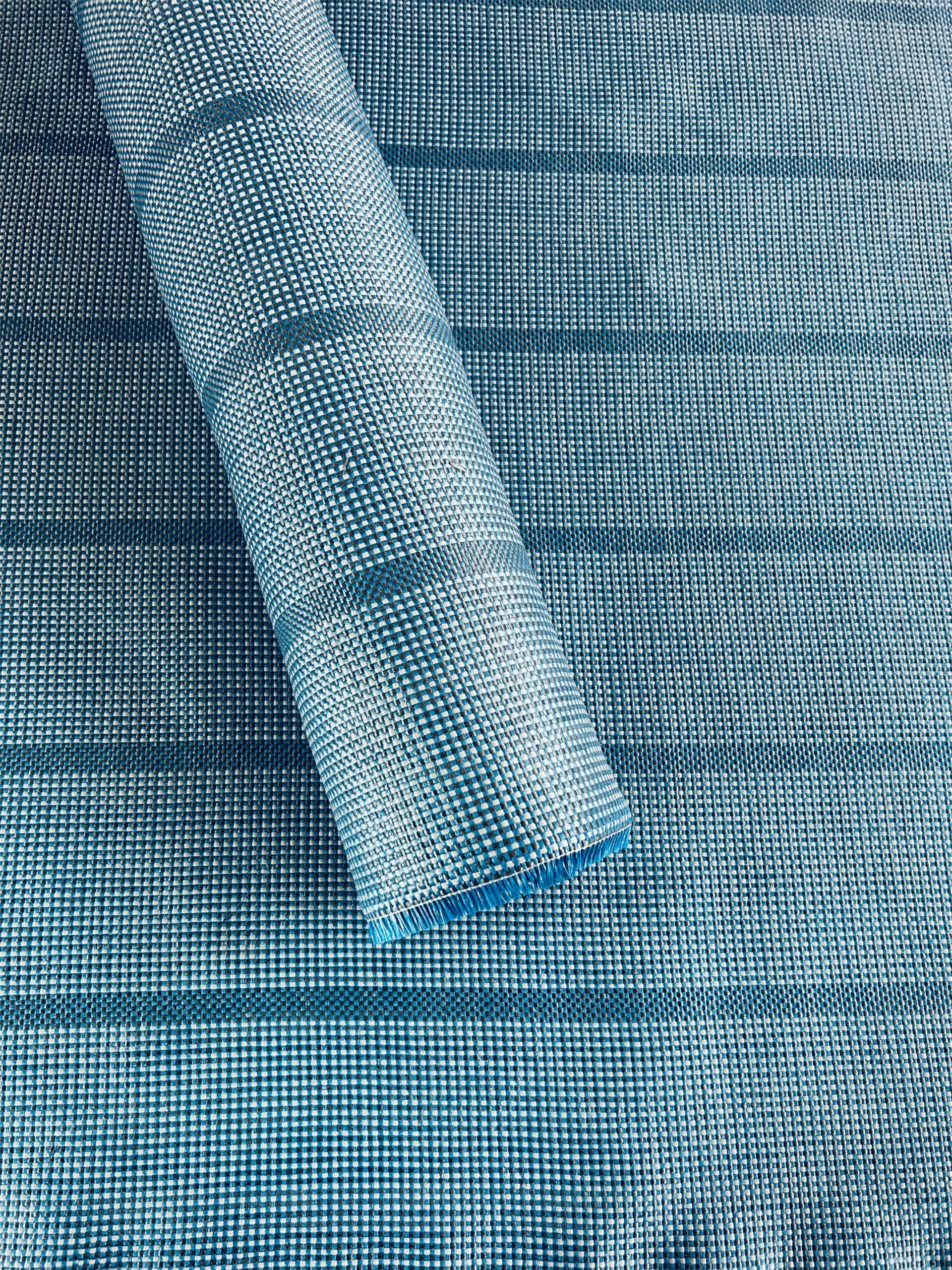 Tapis de tente Berger bleu métallisé 300 x 500