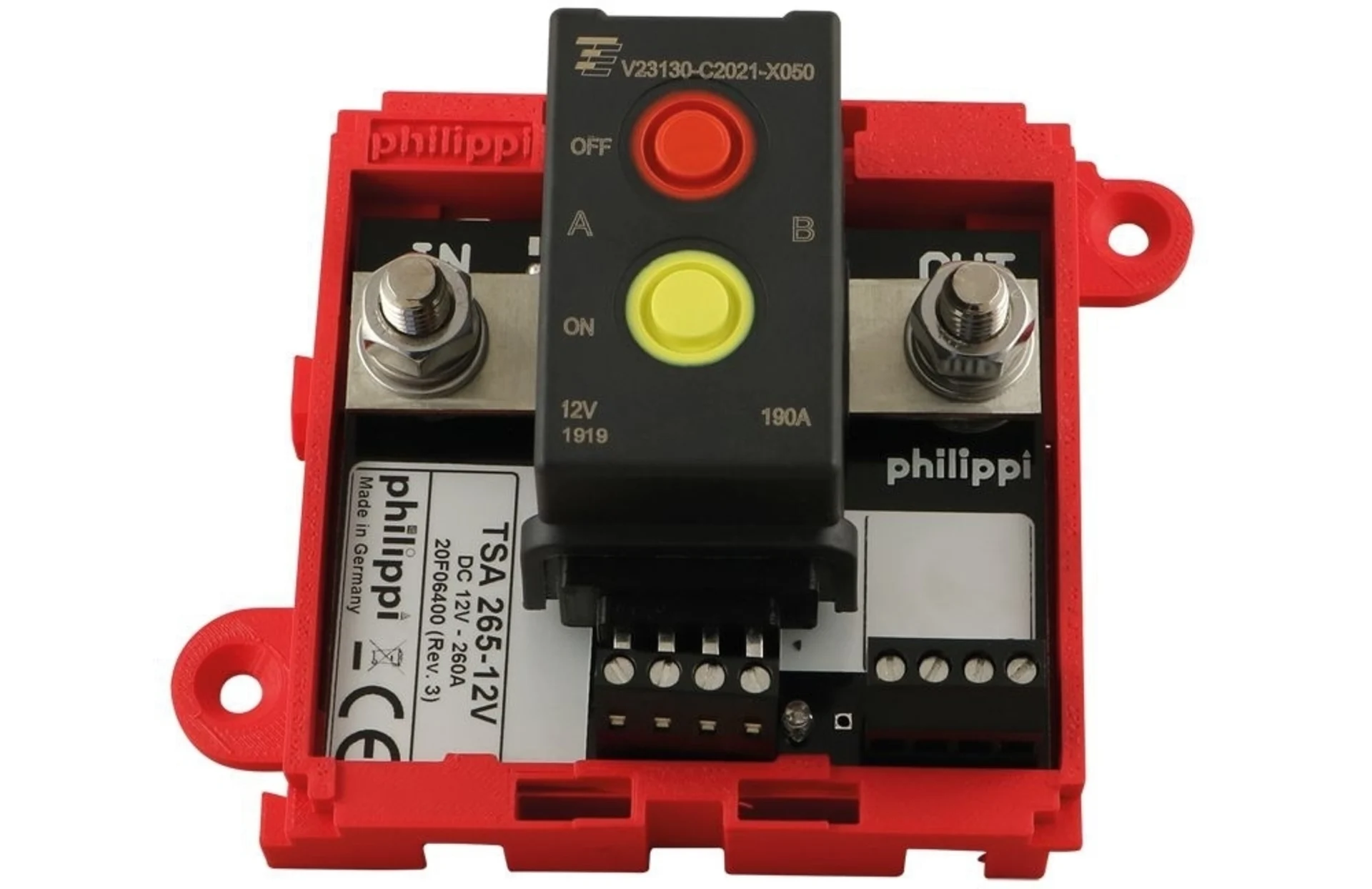 Elektr. Batterie-Trennschalter/Tiefentladeschutz 12 V