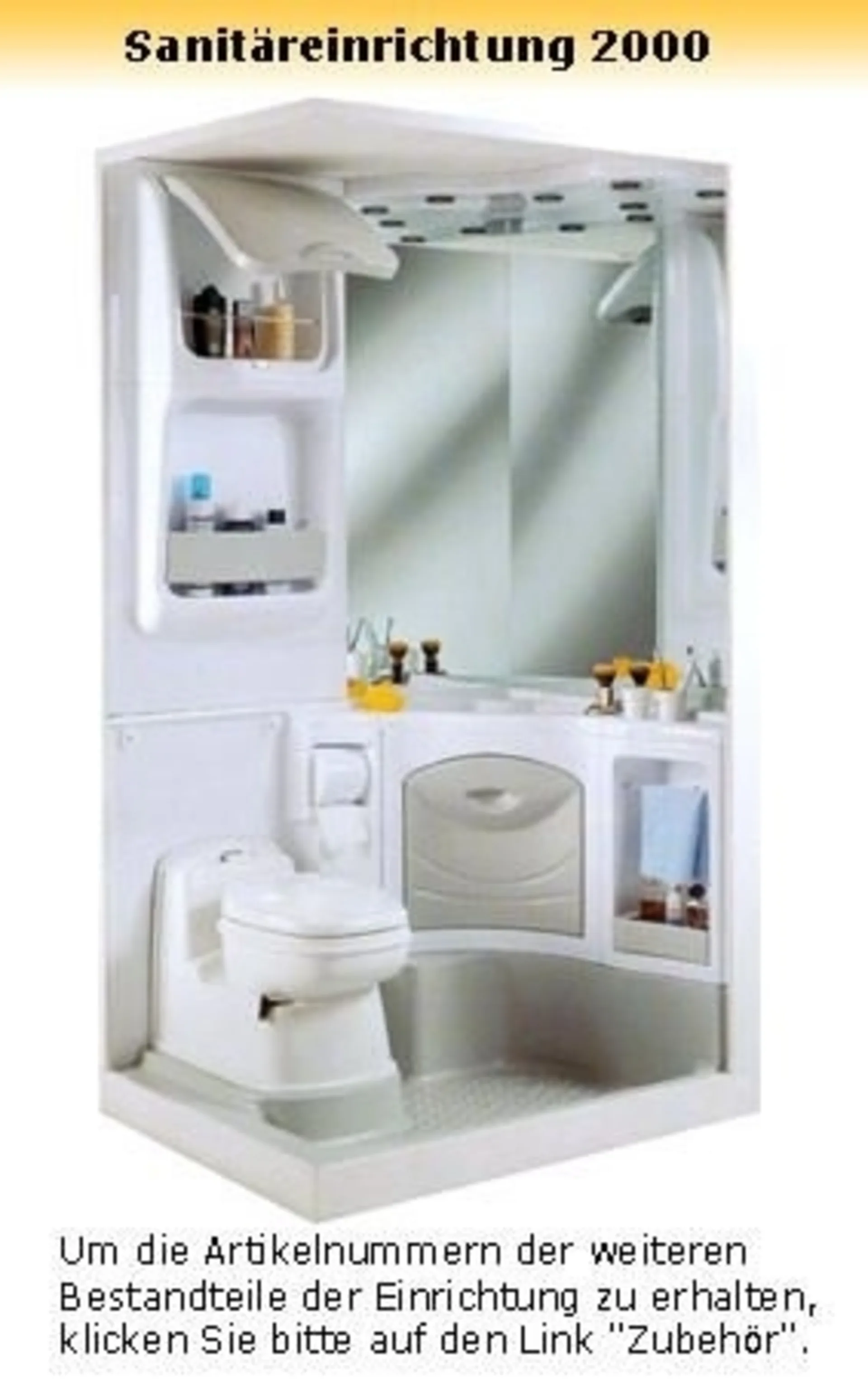 Armoire latérale 2000 en blanc/gris pour les sanitaires