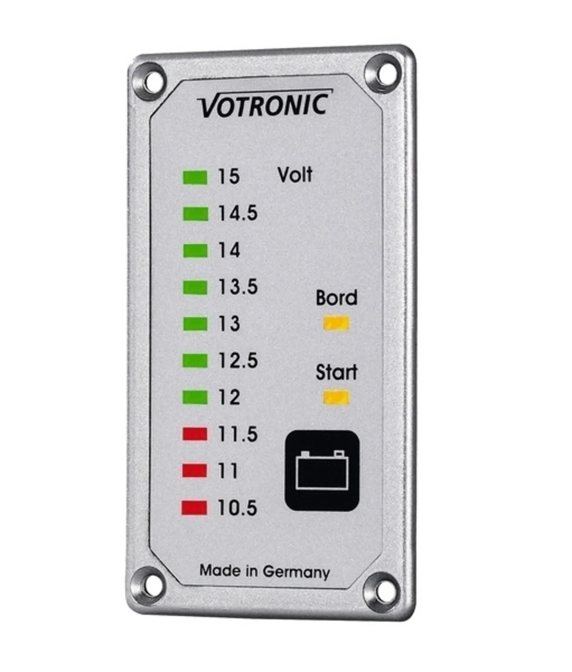 Votronic - Duo-Akku-Tester S 47 x 85 x 20 mm Votronic - Duo-Akku-Tester S 47 x 85 x 20 mm