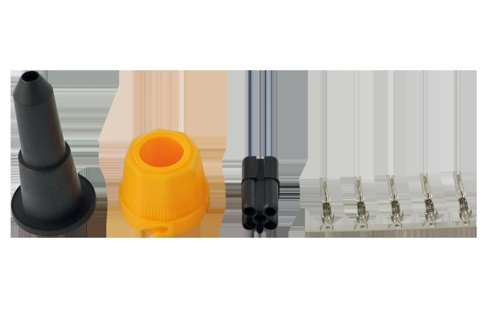 AJBA - Anhängerschlussleuchte links 12 V 188.5 x 135 x 50.5 mm inklusiv AJBA-Anschl-Stecker gelb