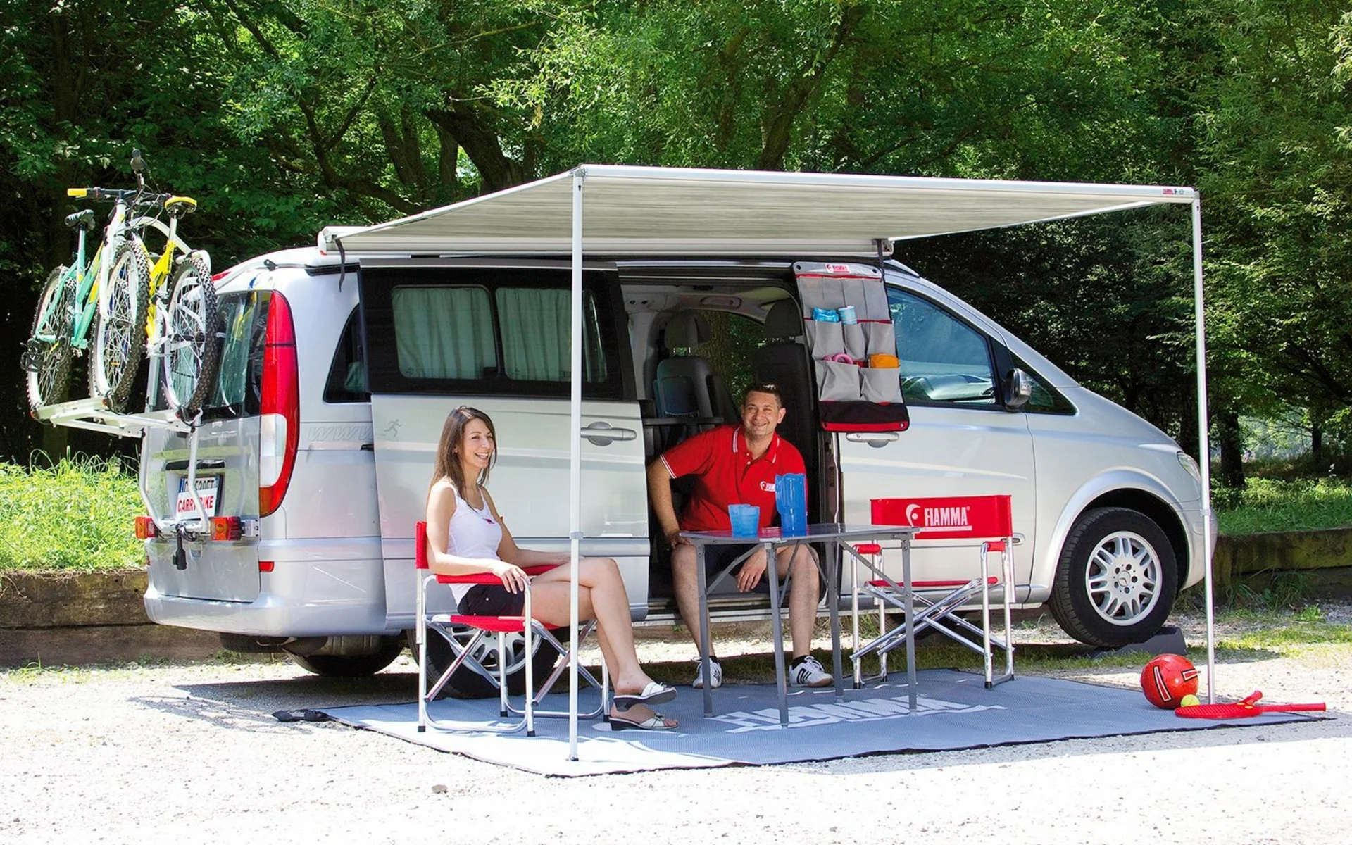 Fiamma F35 Pro 250 Markise Gehäusefarbe Titanium Tuchfarbe Royal Grey 250 cm
