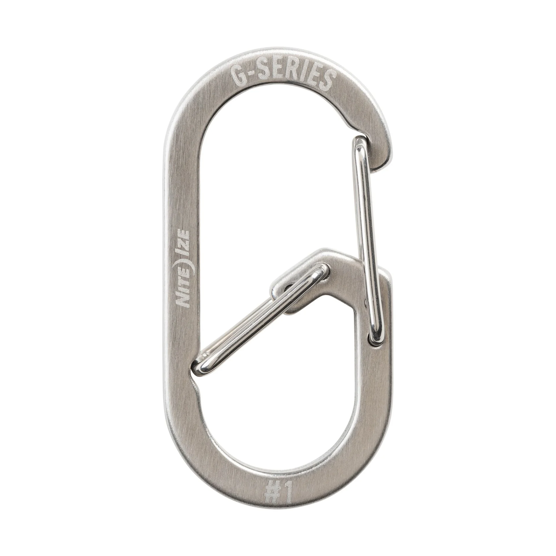 Nite Ize Mousqueton G-Series 1 2pack Stainless Steel Nite Ize Mousqueton G-Series 1 2pack Stainless Steel