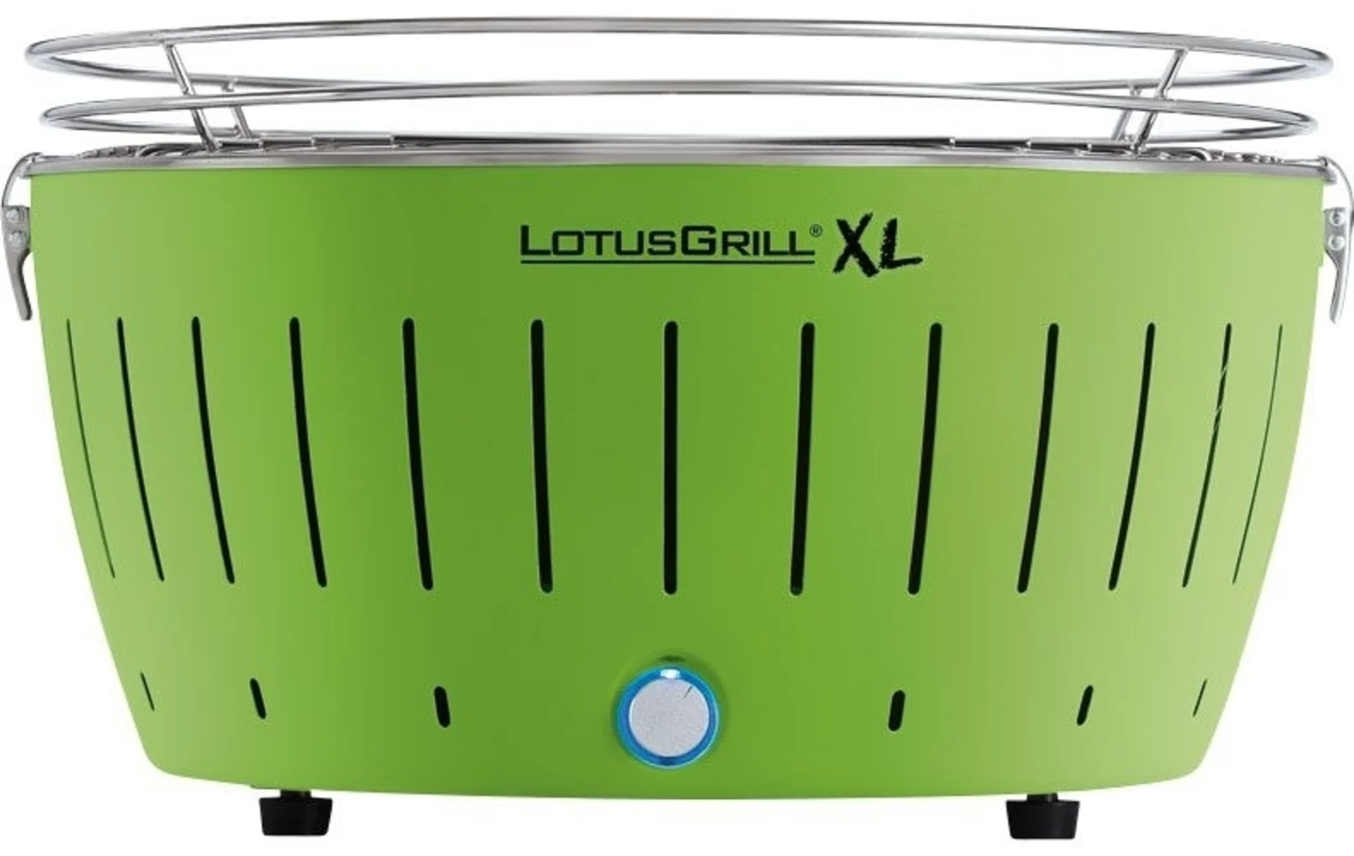 LotusGrill XL barbecue au charbon de bois avec sac de transport vert citron vert