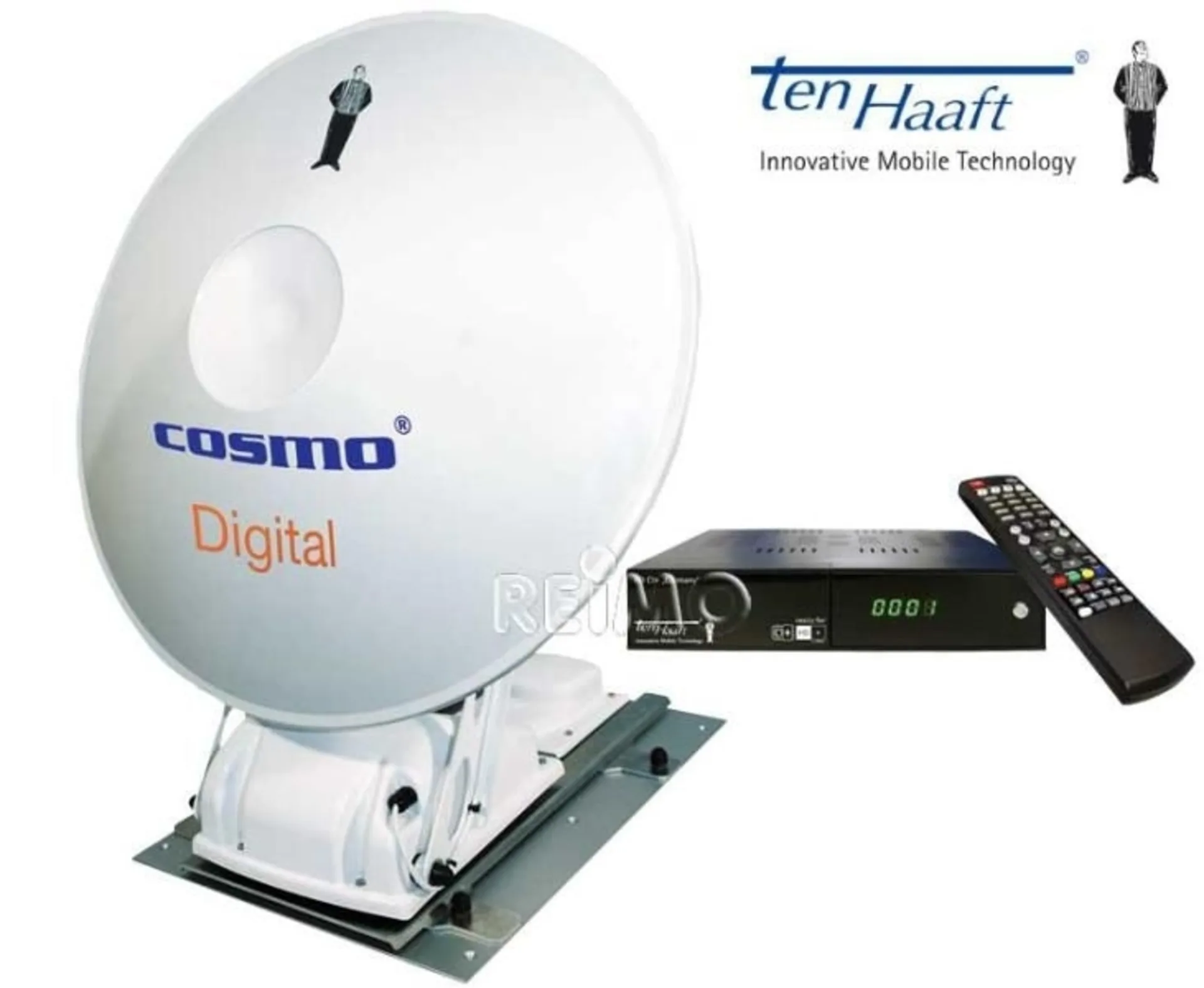 Vollautomatische Cassegrain Antenne mit Cosmo CI+ Single-LNB